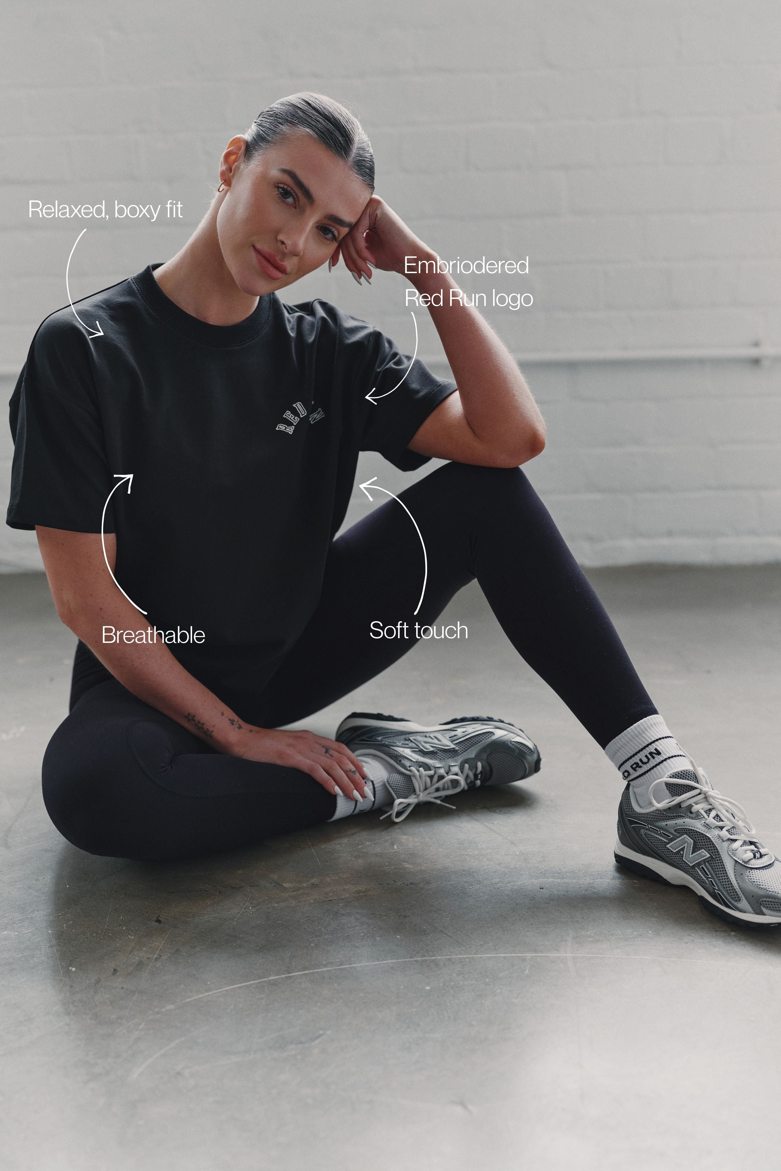 Active Elevate Cotton T-Shirt - Black
