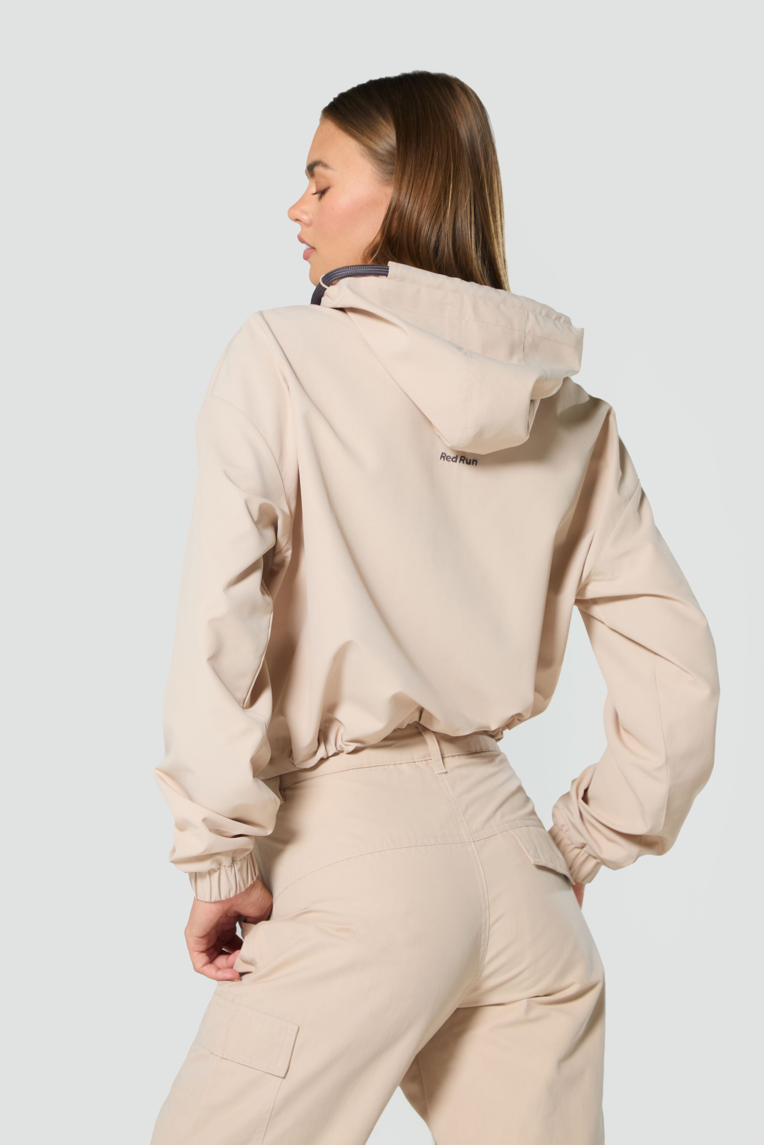 Cropped Windbreaker - Core Sand Storm