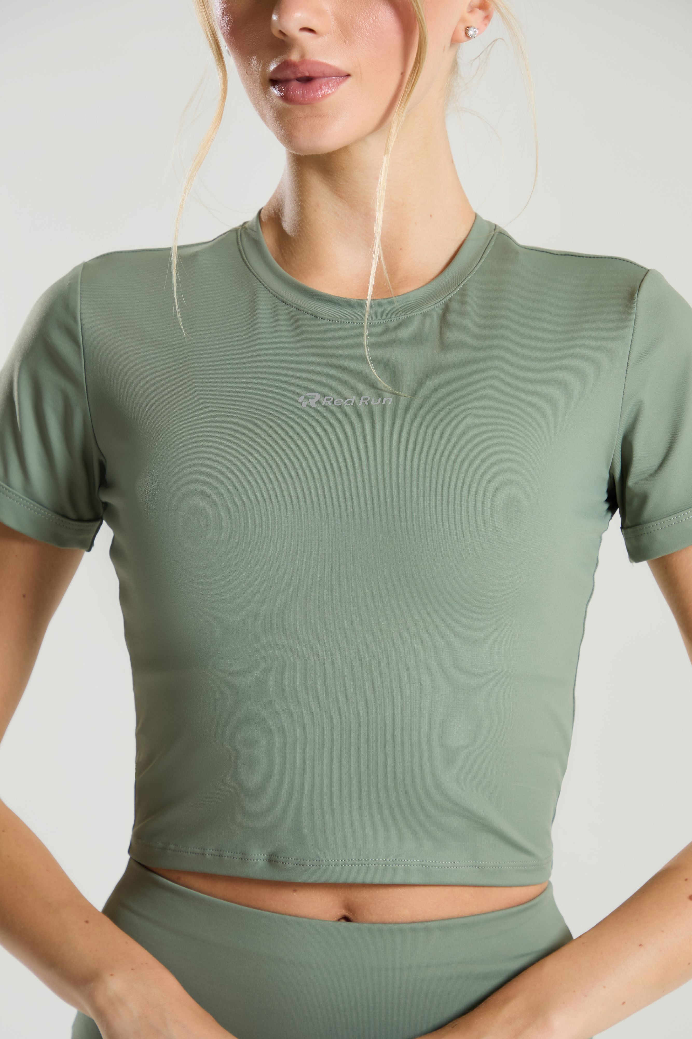 Active Baby Tee - Olive Green