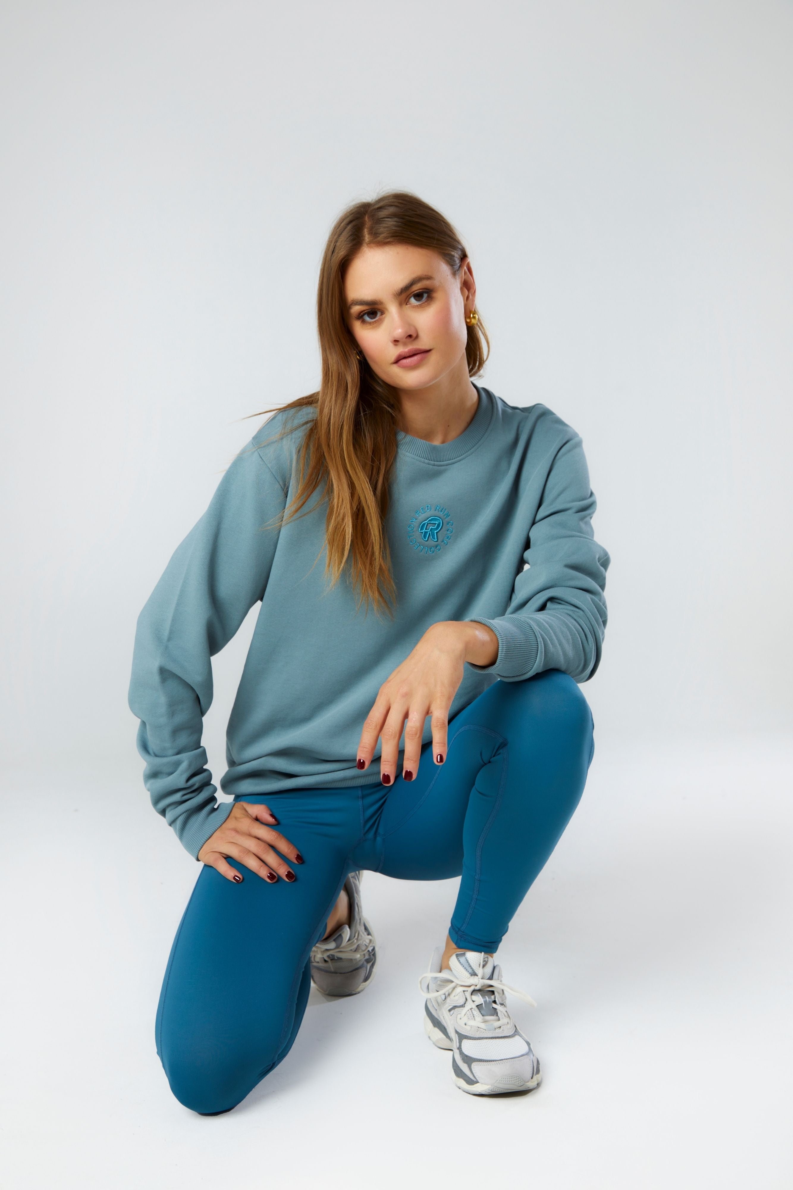 Crew Neck Sweater - Core Stormy Sea