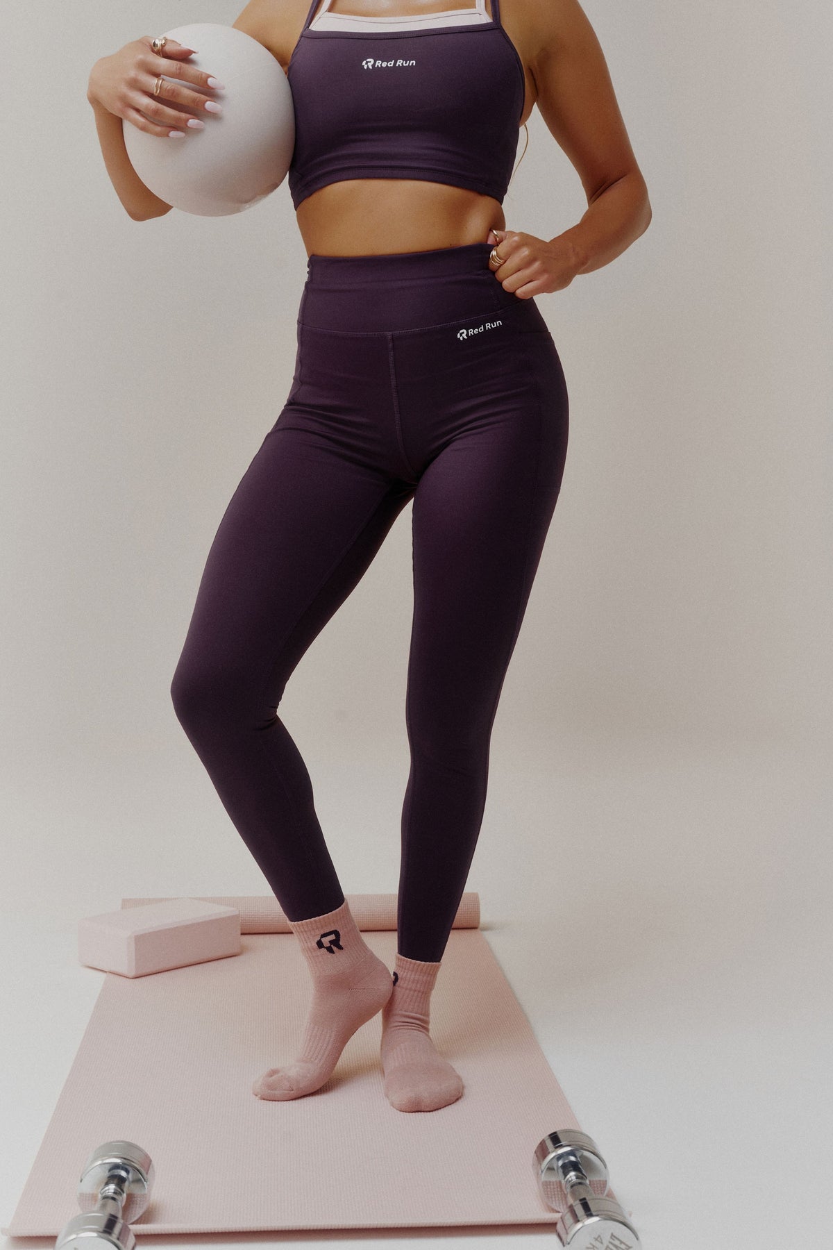 Active Sculpted Legging - Dark Cherry