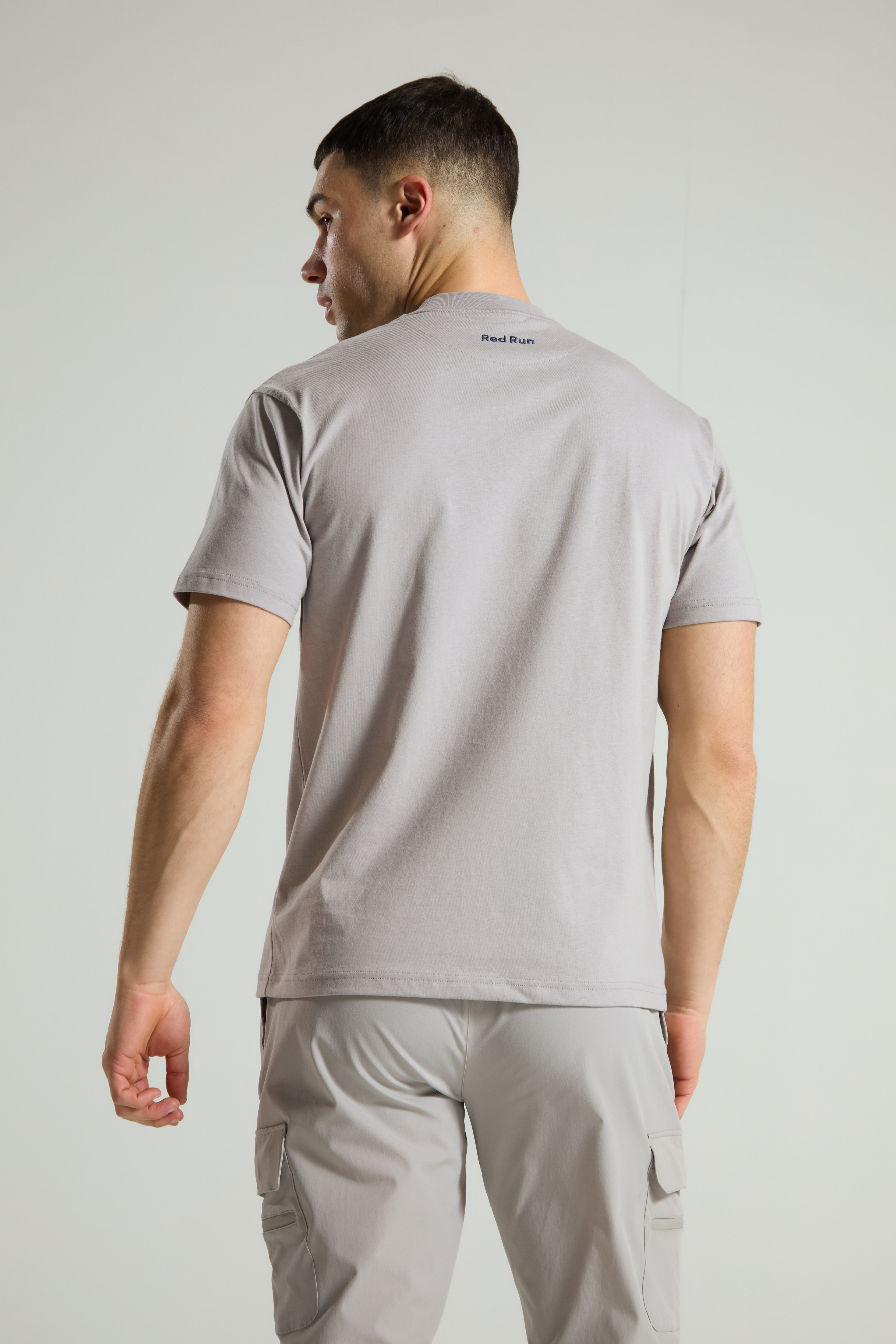 Men's Tee: Range 2 - Aqua Edge