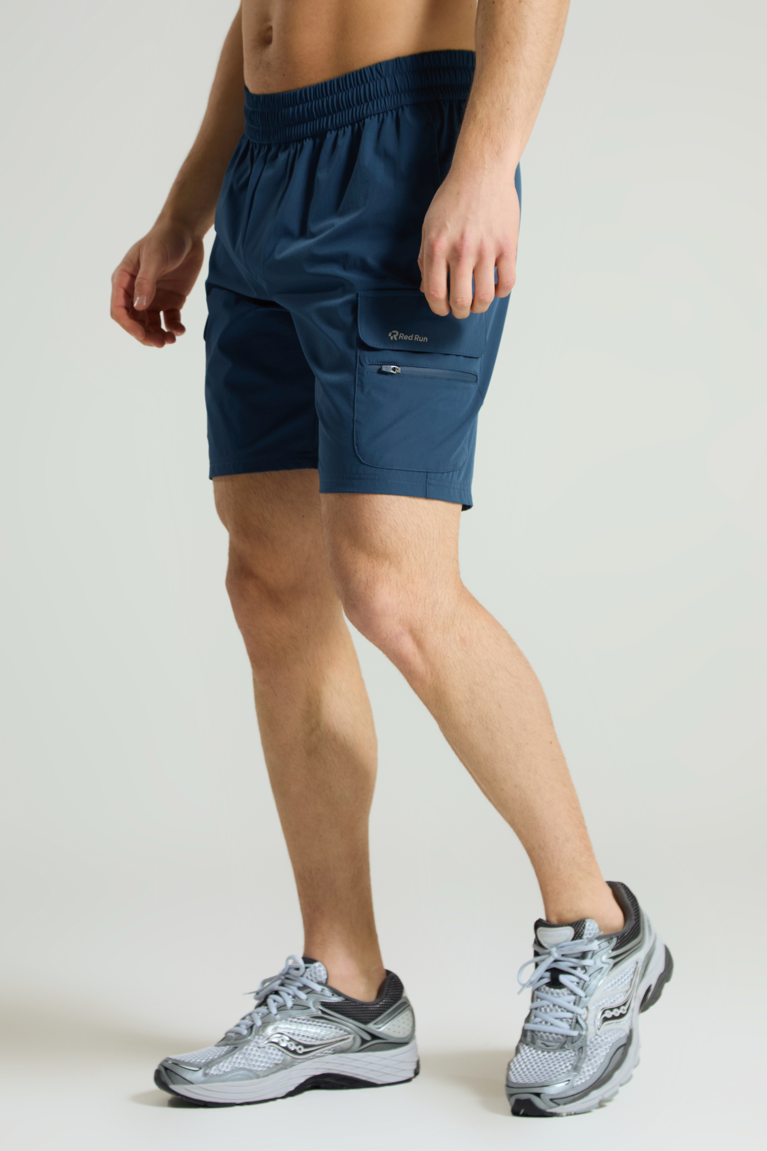 Men's Multi Pocket Cargo Short: Range 2 - Aqua Edge
