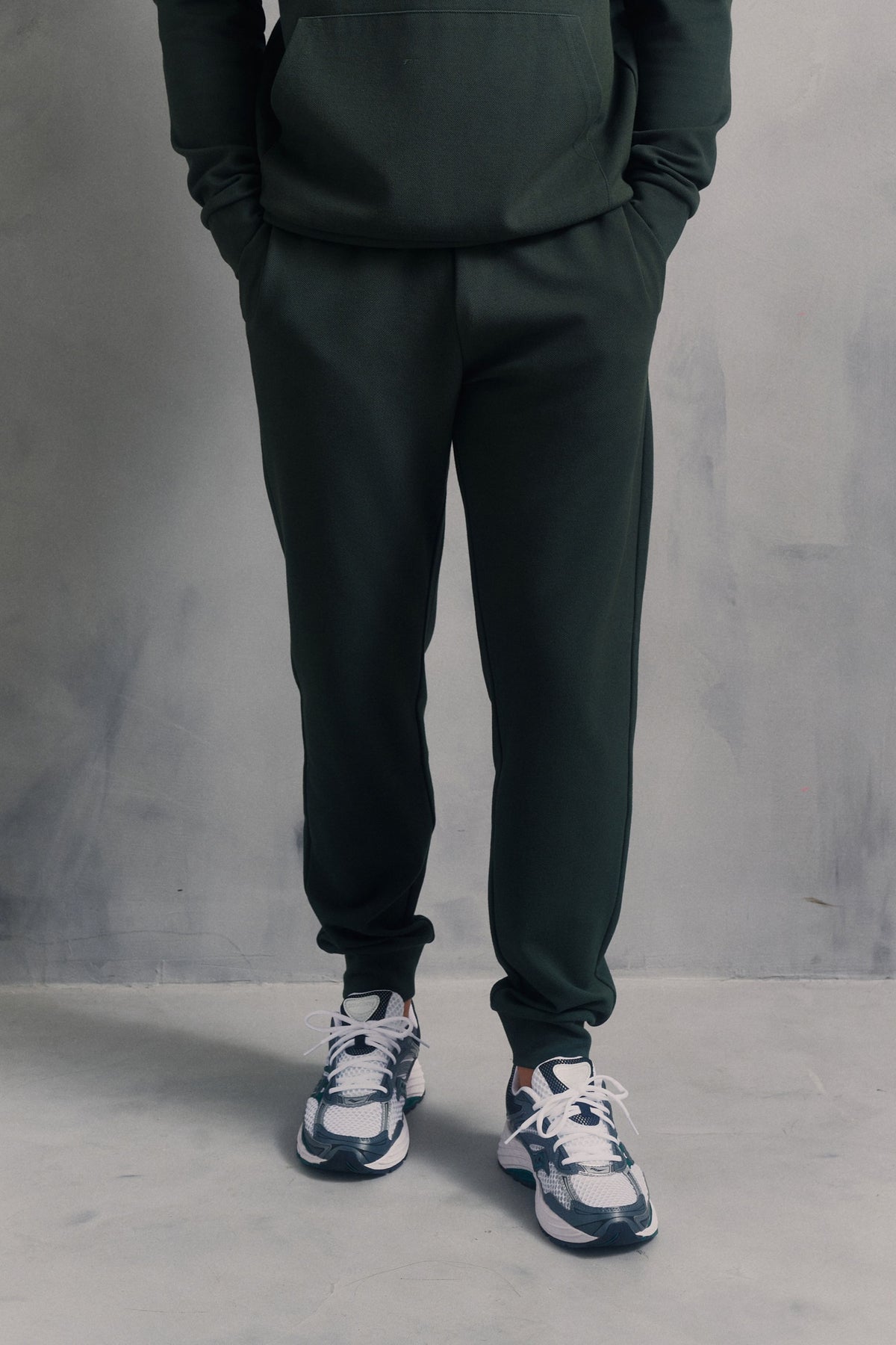 Men's Tracksuit Bottoms - Core Pine Green