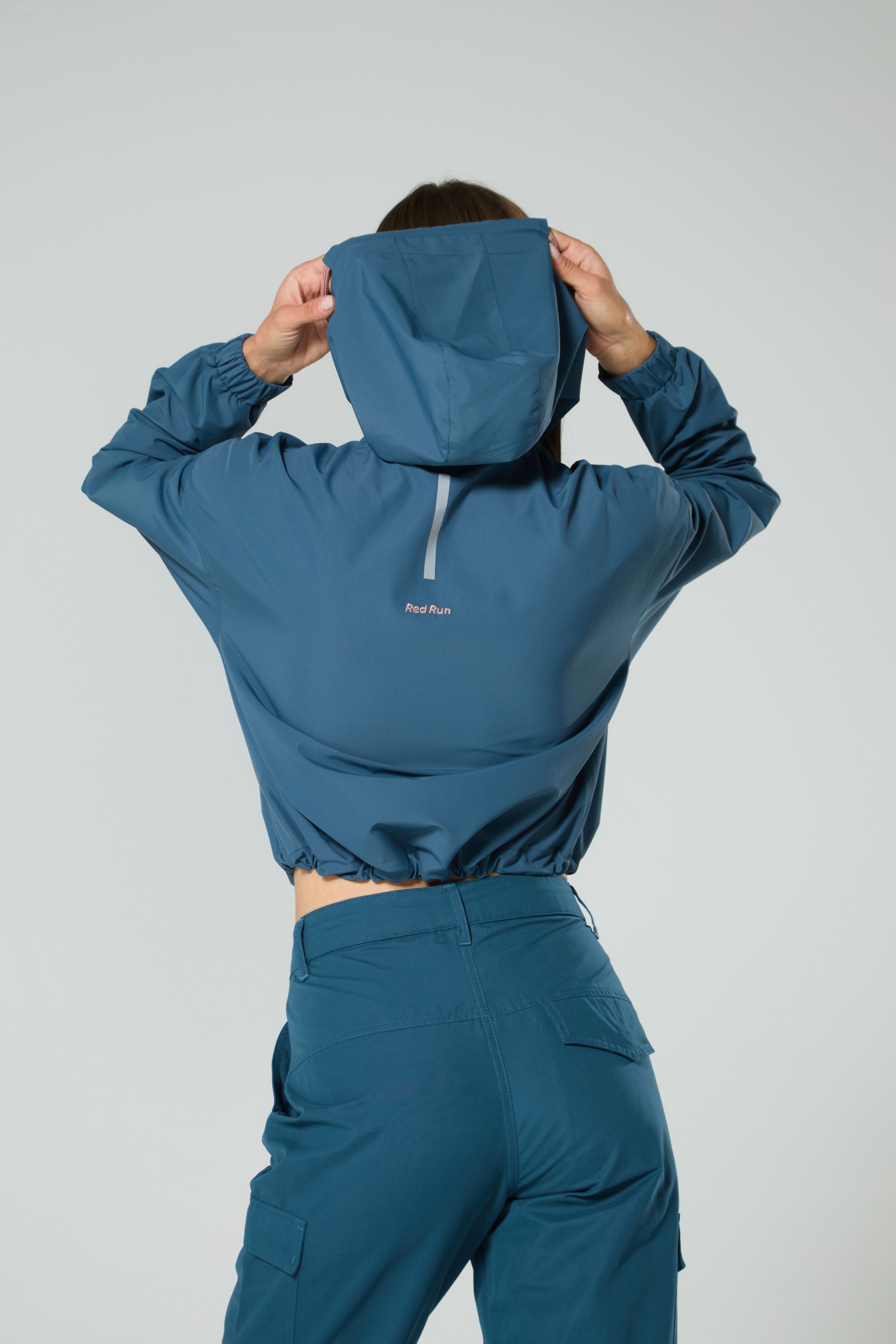 Cropped Windbreaker - Core Midnight