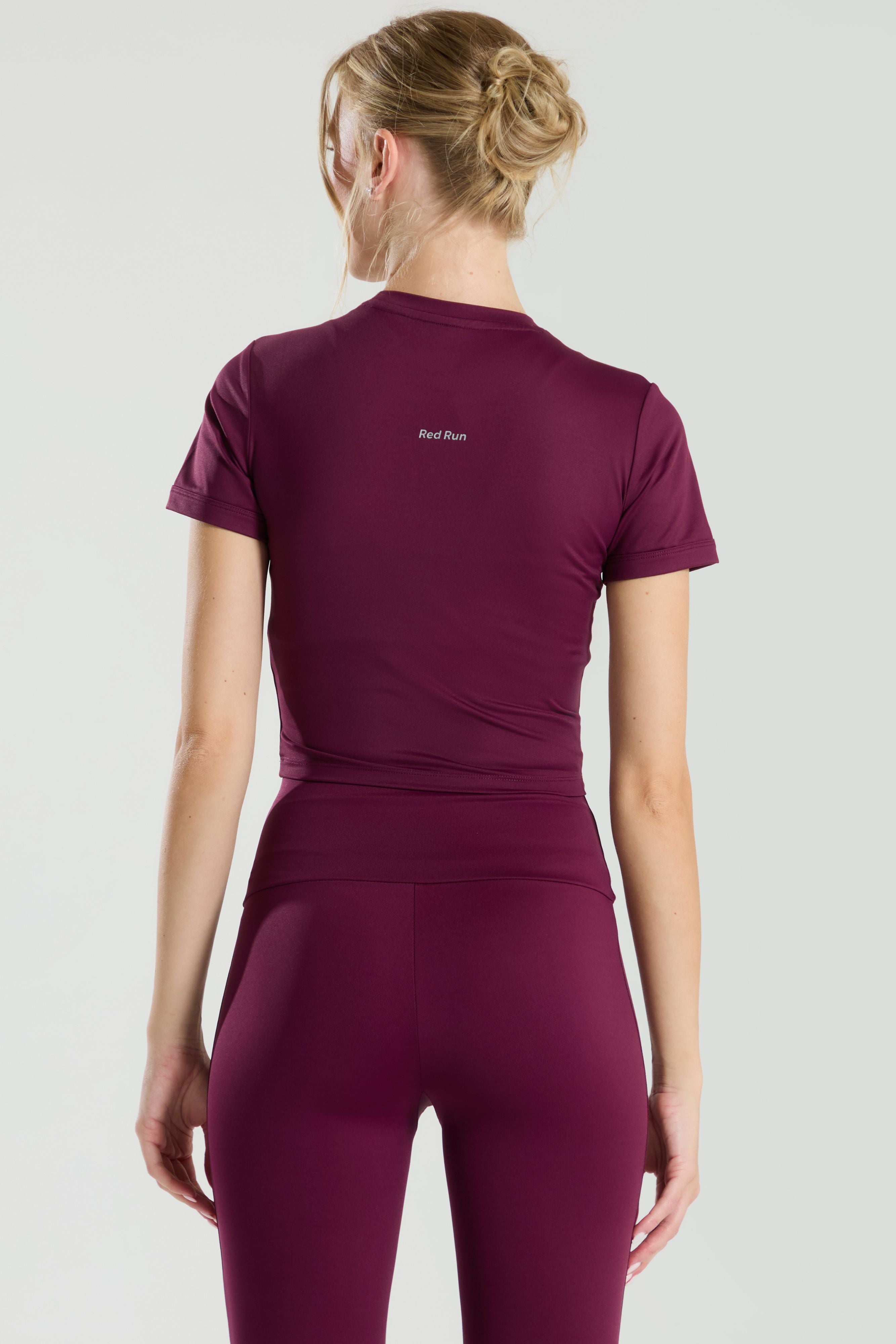 Active Baby Tee - Burgundy