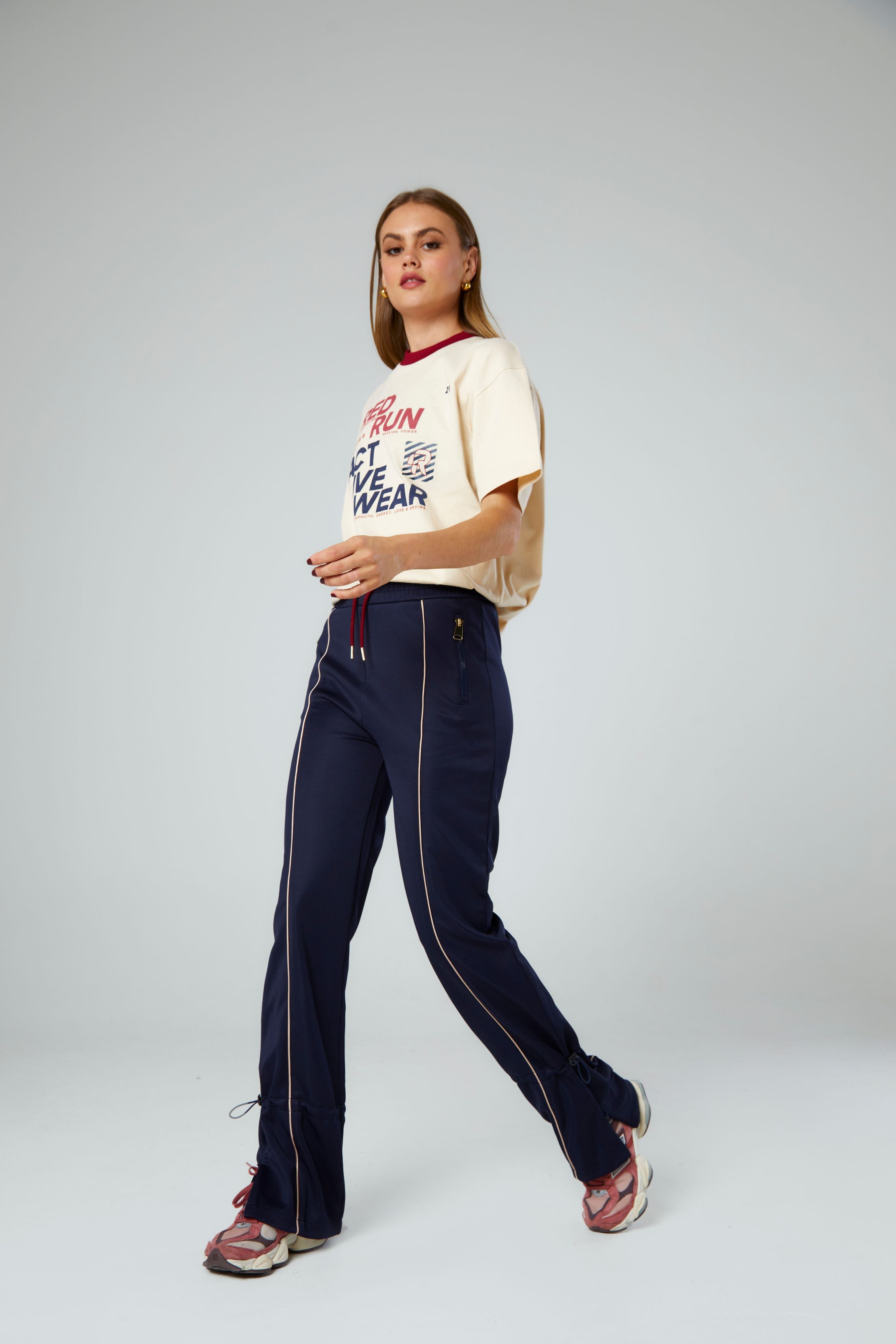 Logo Print Trouser - Parisian Night