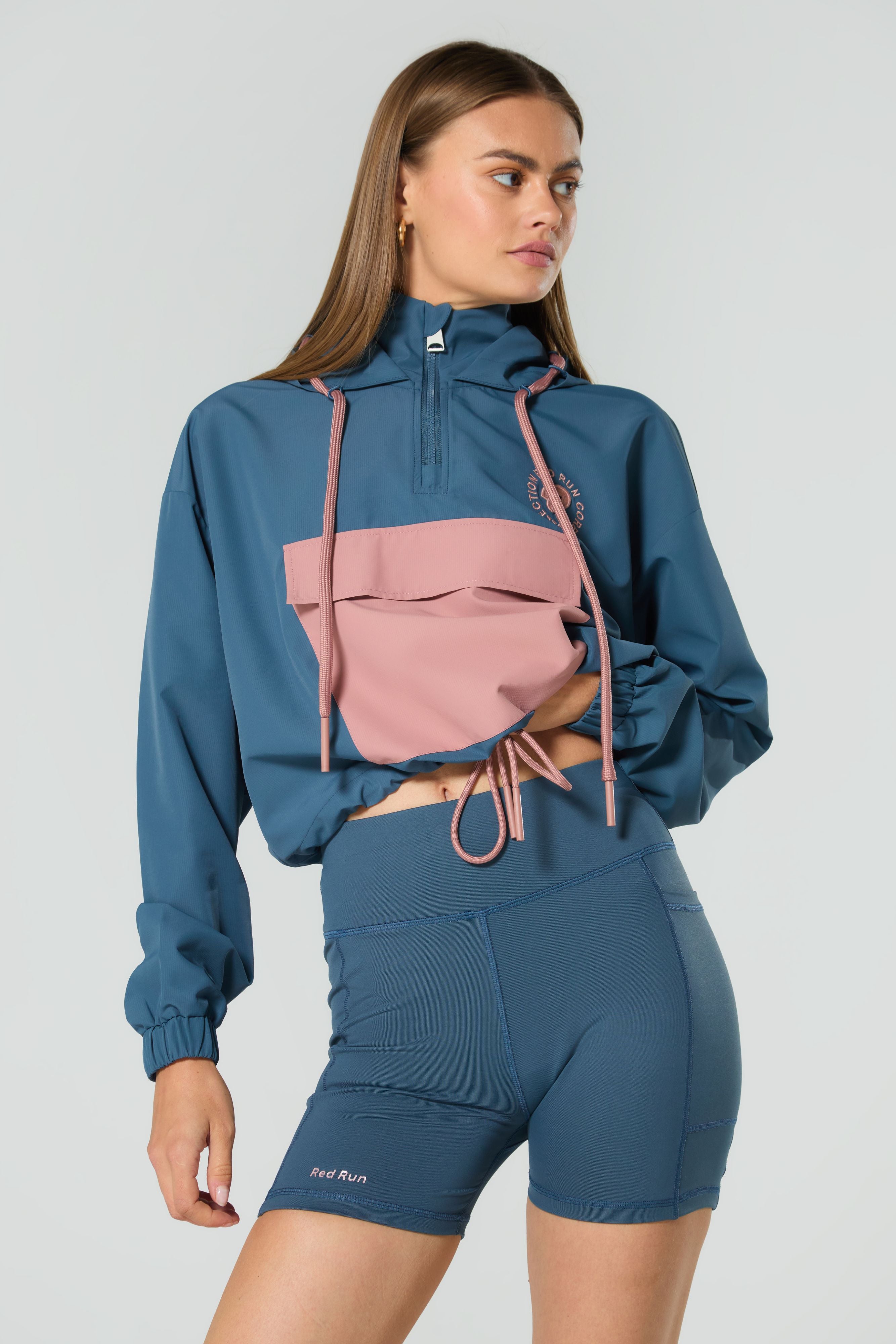 Cropped Windbreaker - Core Midnight