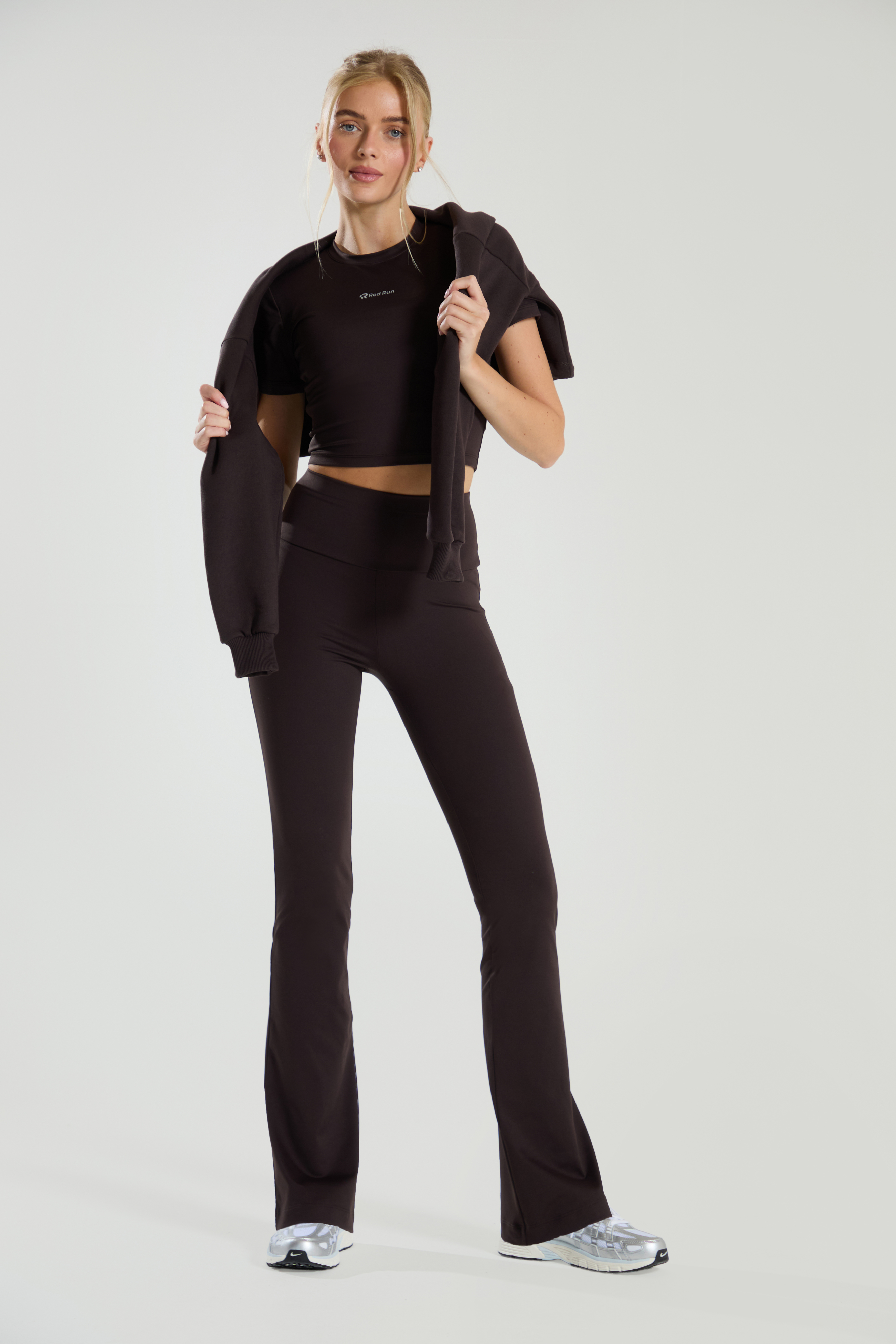 Active Flared Legging - Espresso