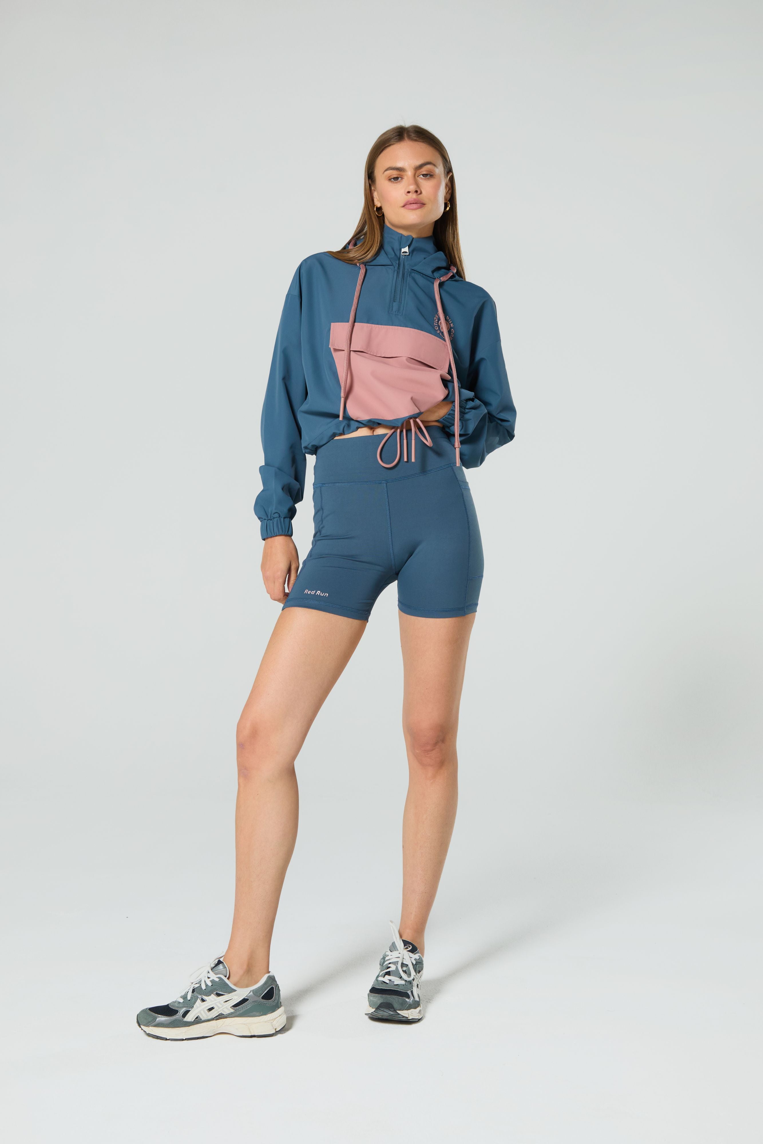 Cropped Windbreaker - Core Midnight