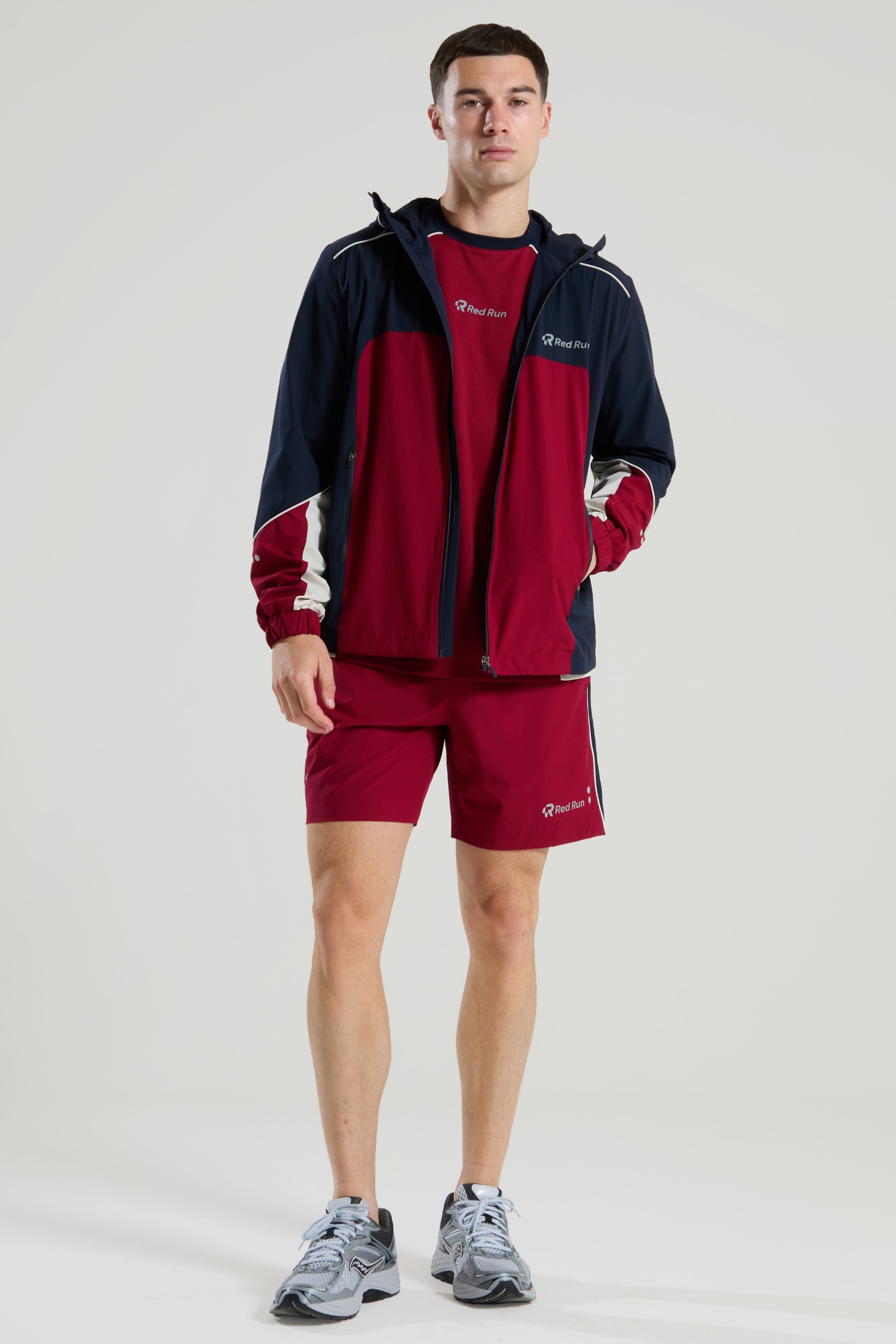 Men's Technical Power Tee - Crimson Wave