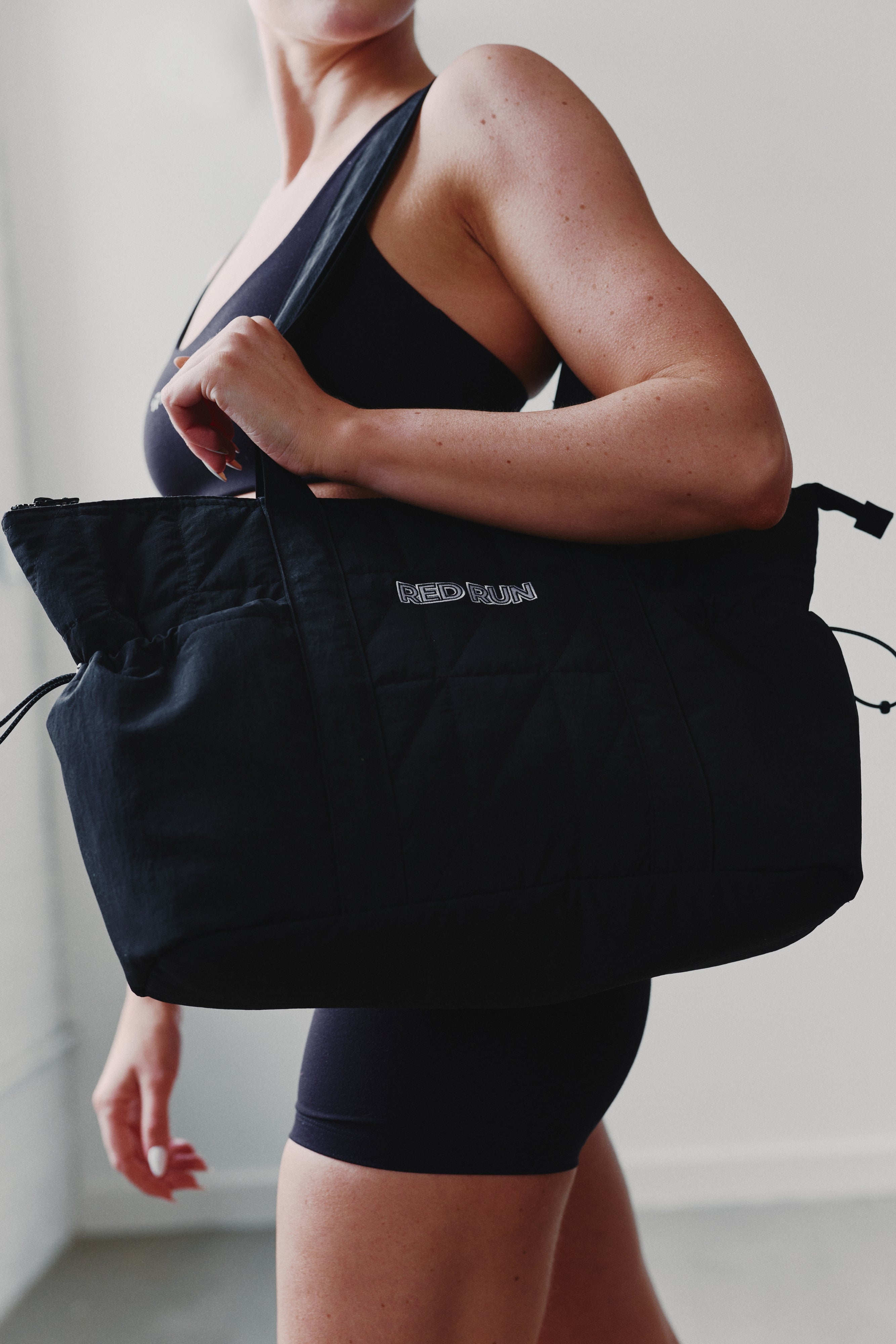 Nylon Tote Bag - Black