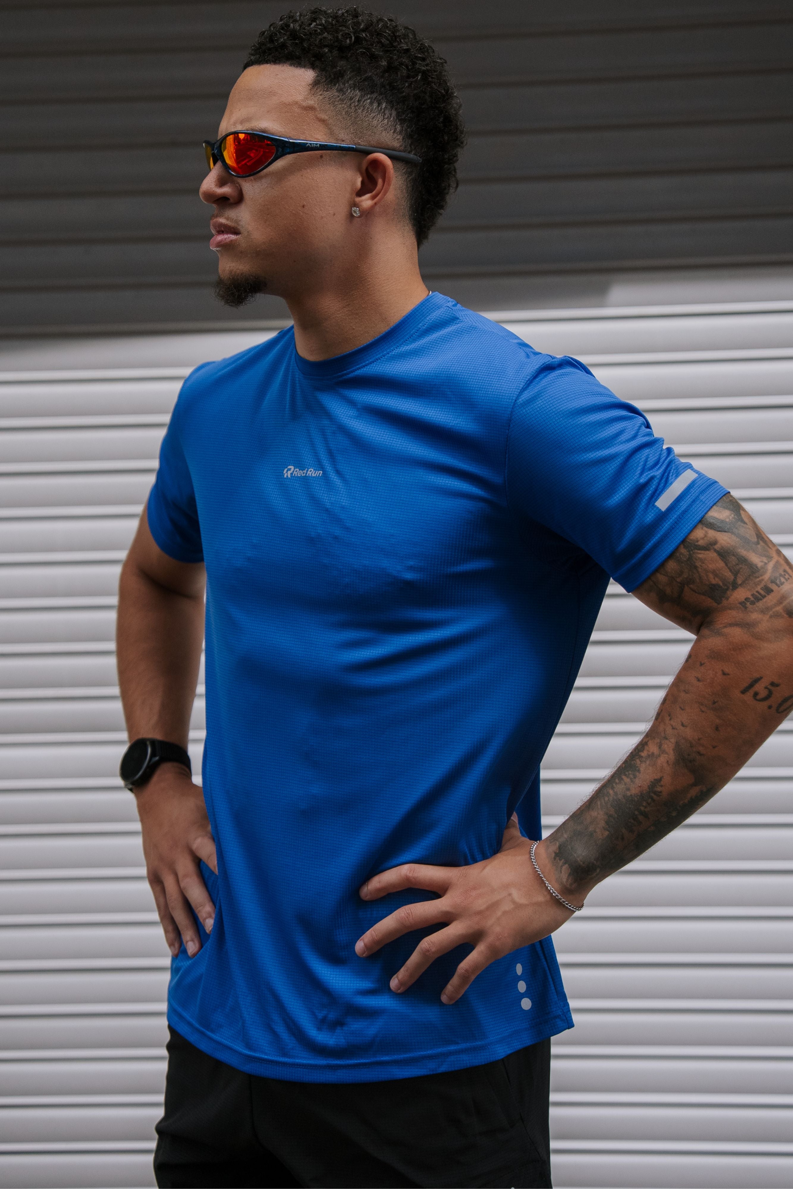 Men's Technical Runner Tee - Cobalt Blue