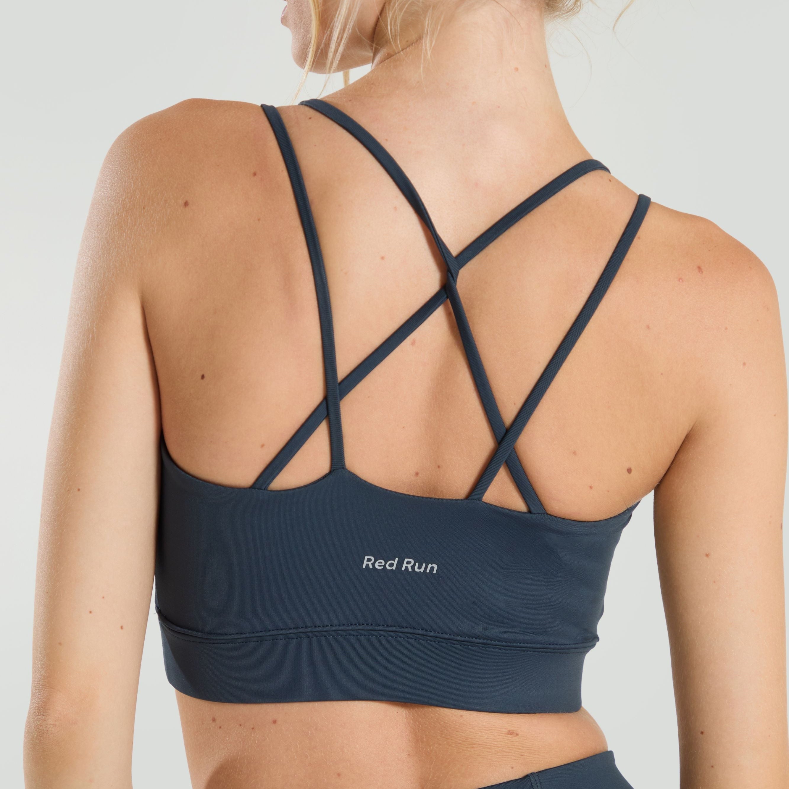 Active Strappy Workout Bra - Slate Grey