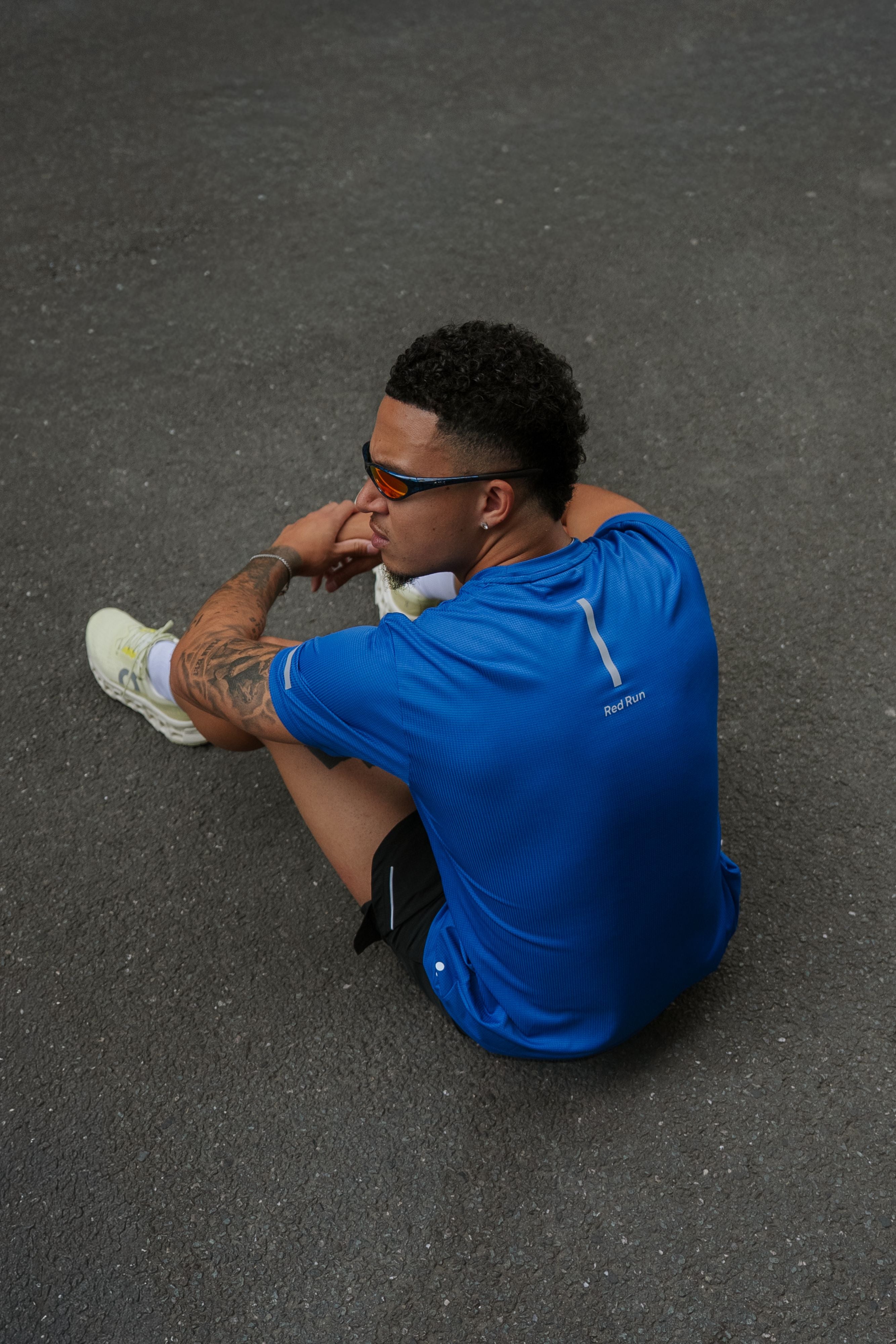 Men's Technical Runner Tee - Cobalt Blue