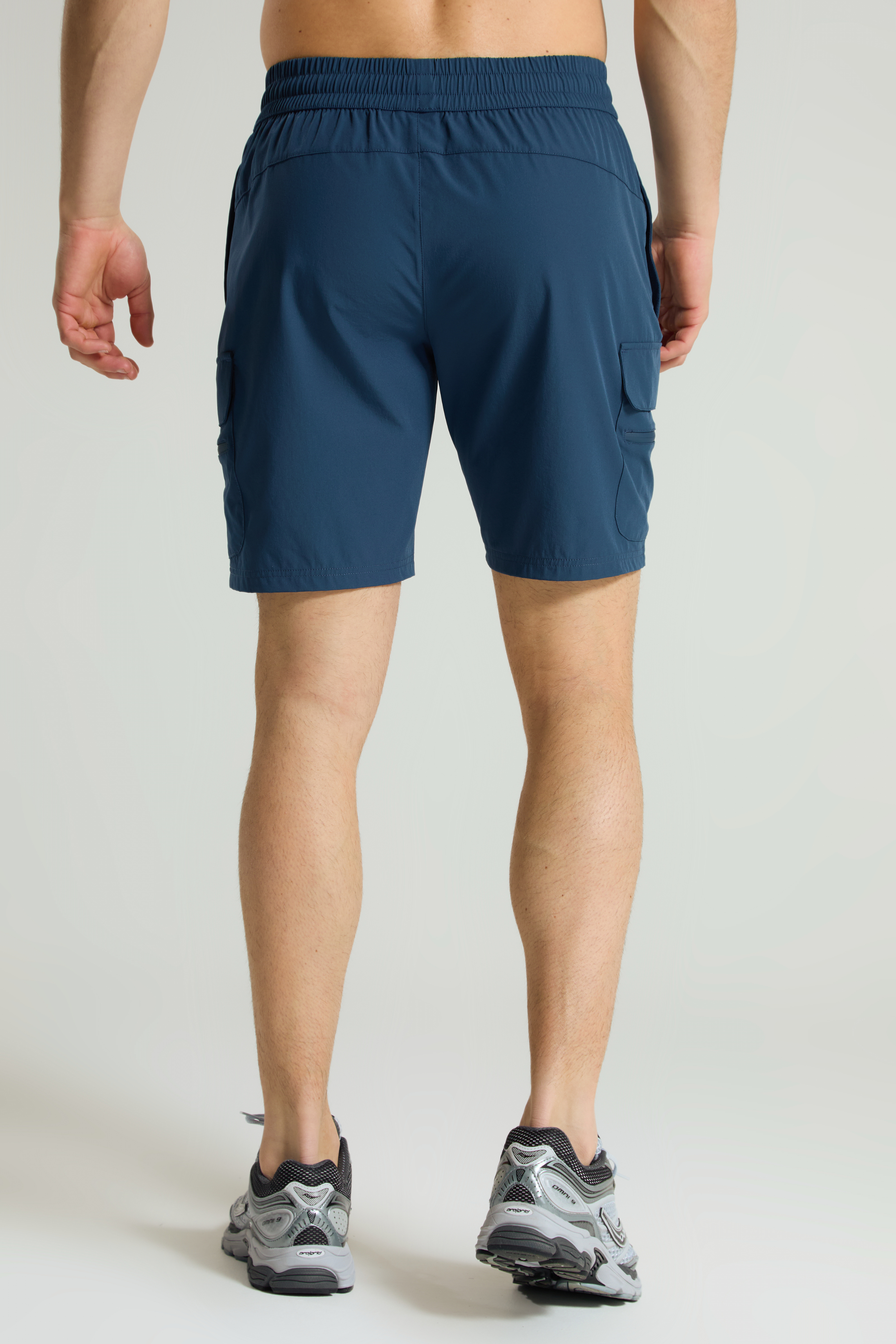Men's Multi Pocket Cargo Short: Range 2 - Aqua Edge