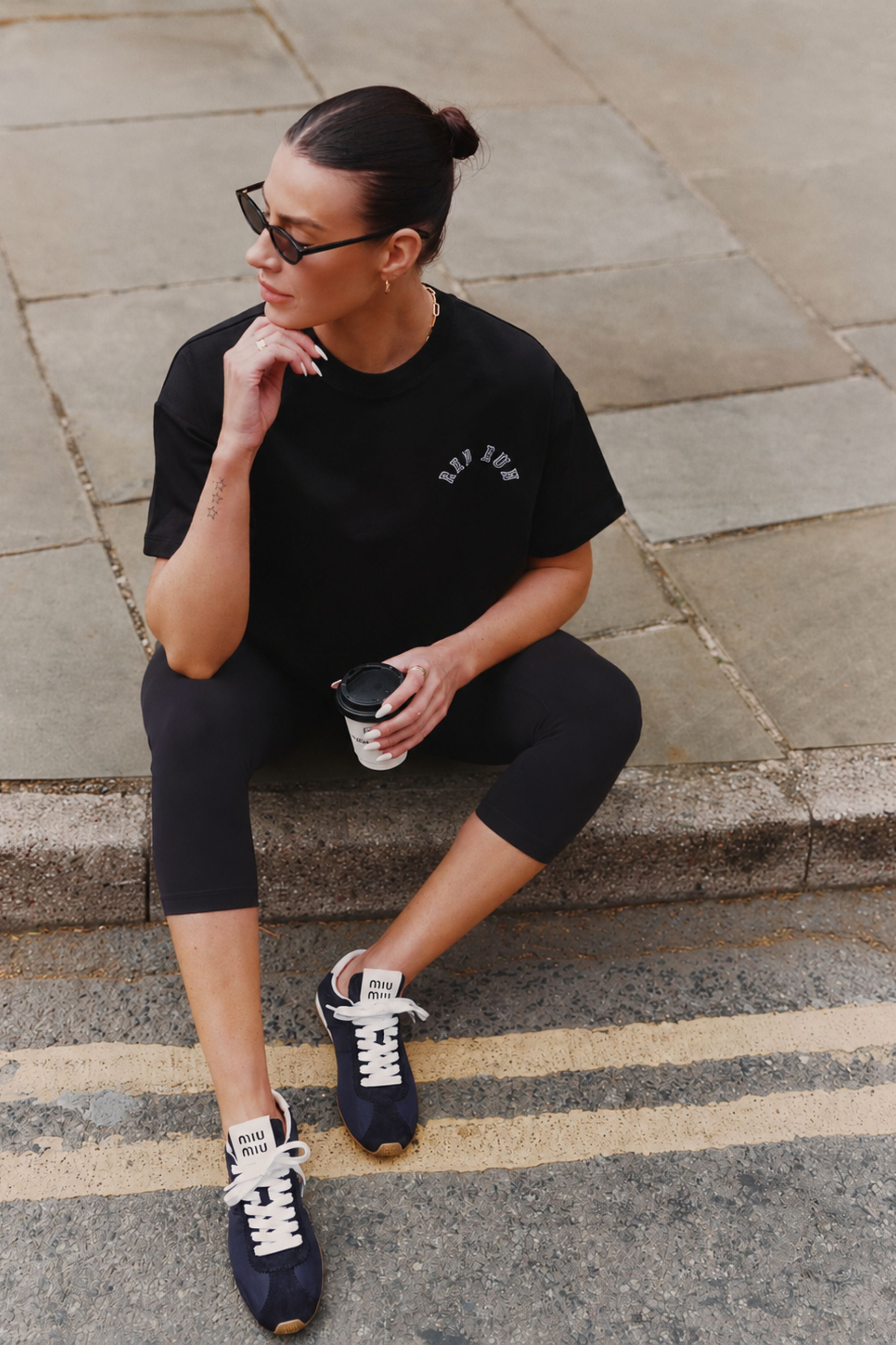 Active Elevate Wrap Capri Legging - Black
