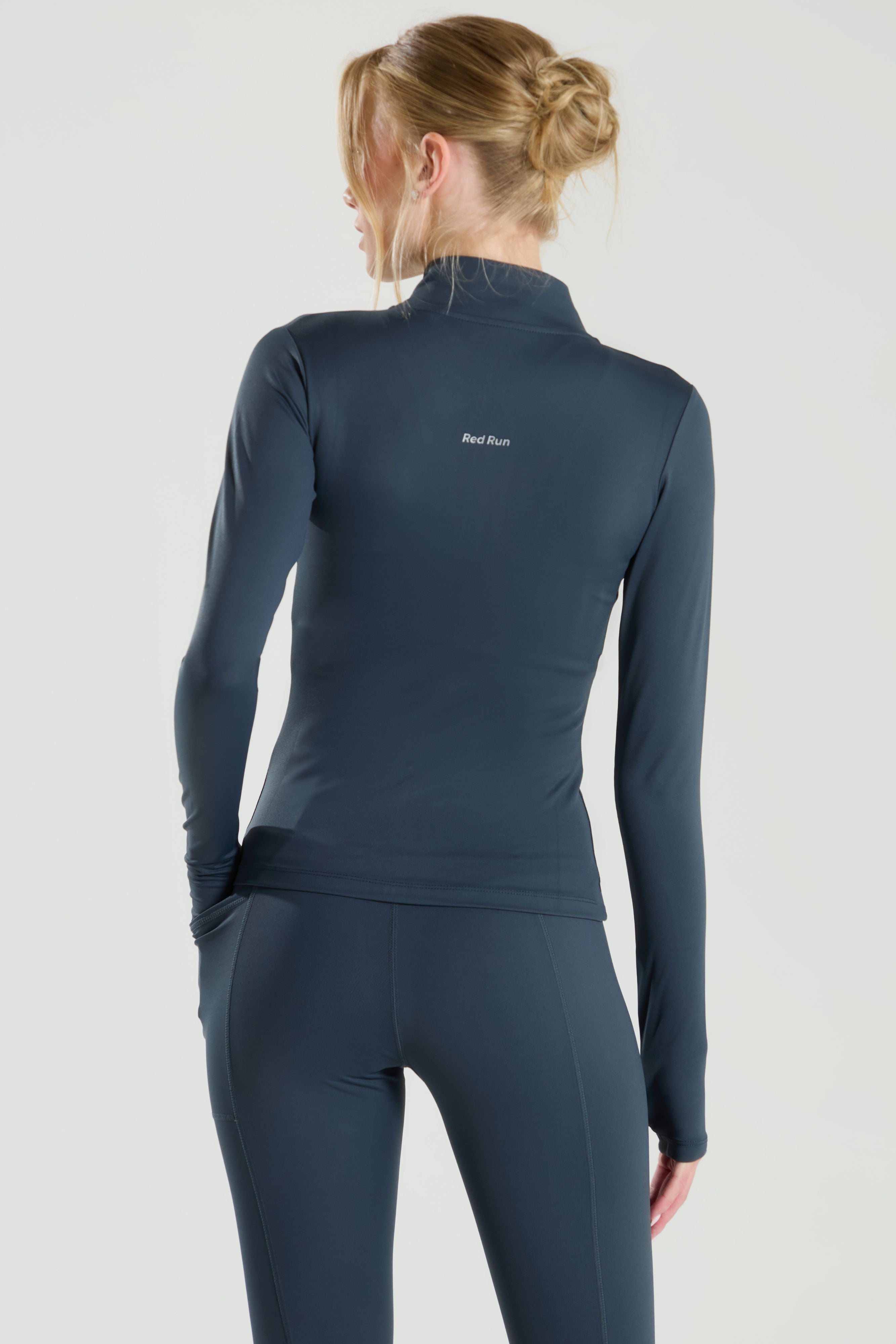 Active Technical Full Zip Top - Slate Grey