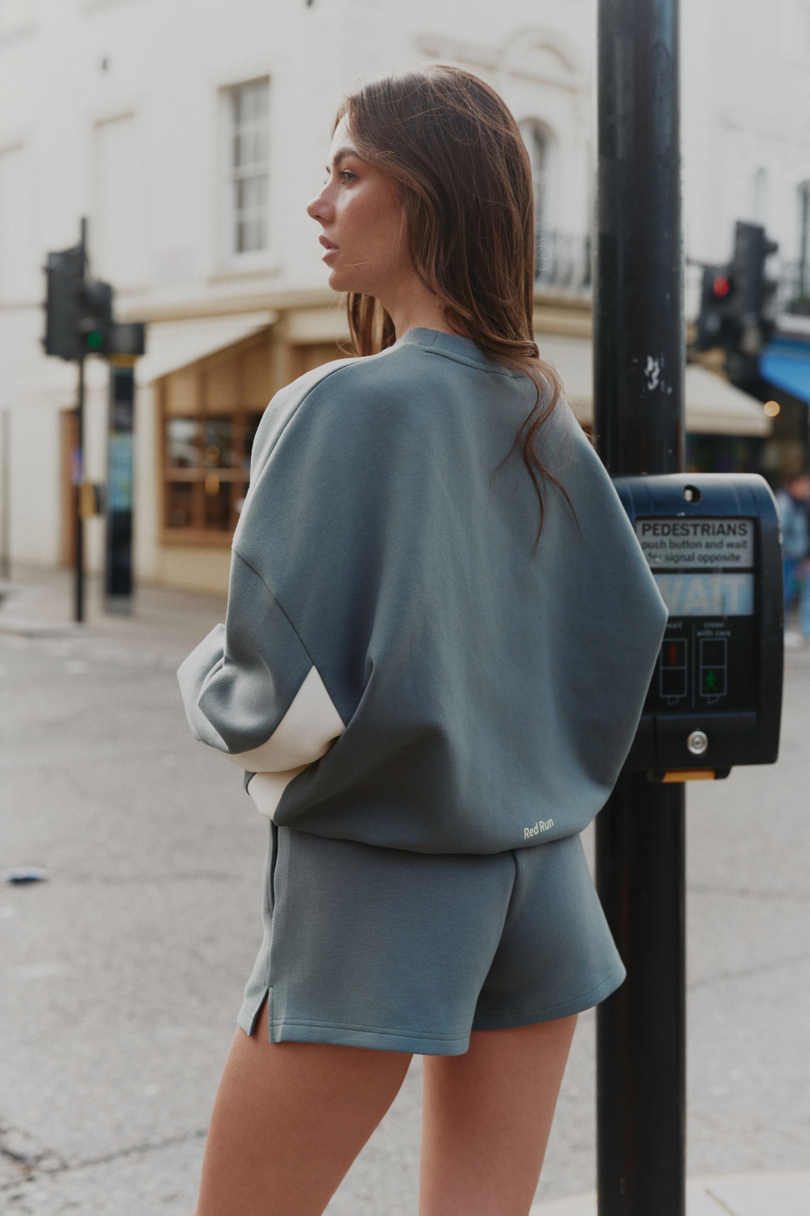 Crew Neck Sweater - Skyline