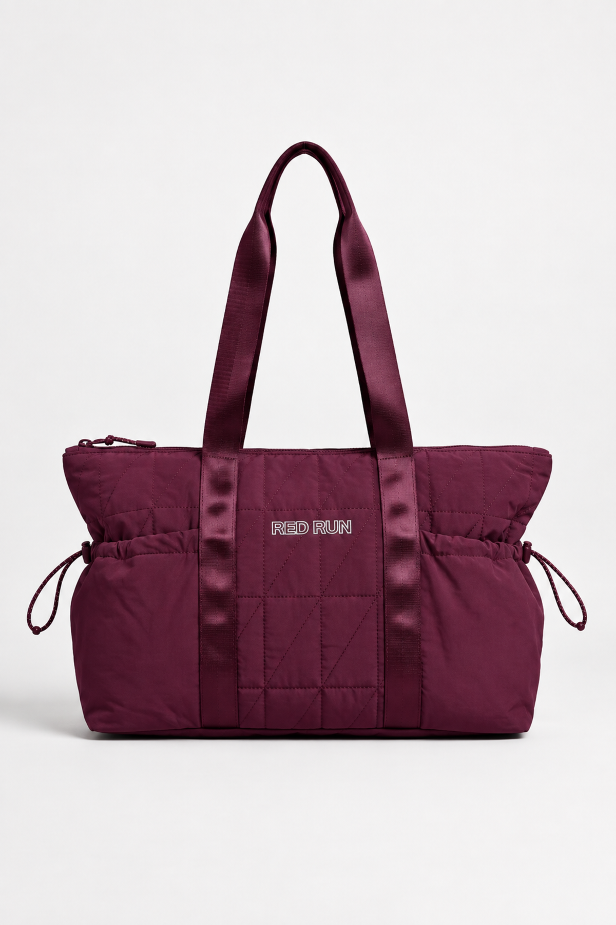 Active Nylon Tote Bag - Dark Cherry