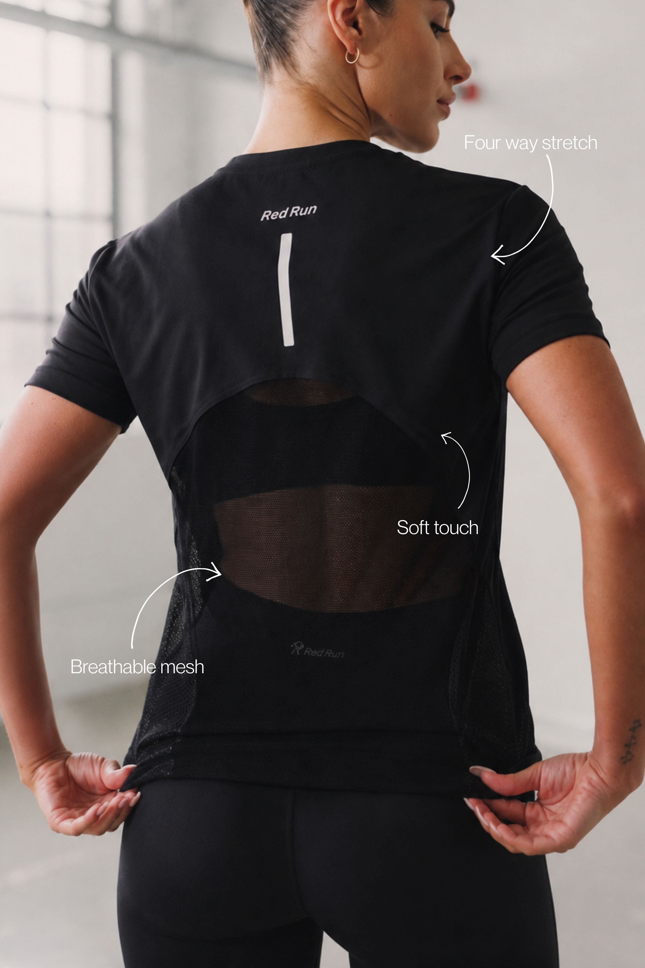Active Elevate Technical Sports Top - Black