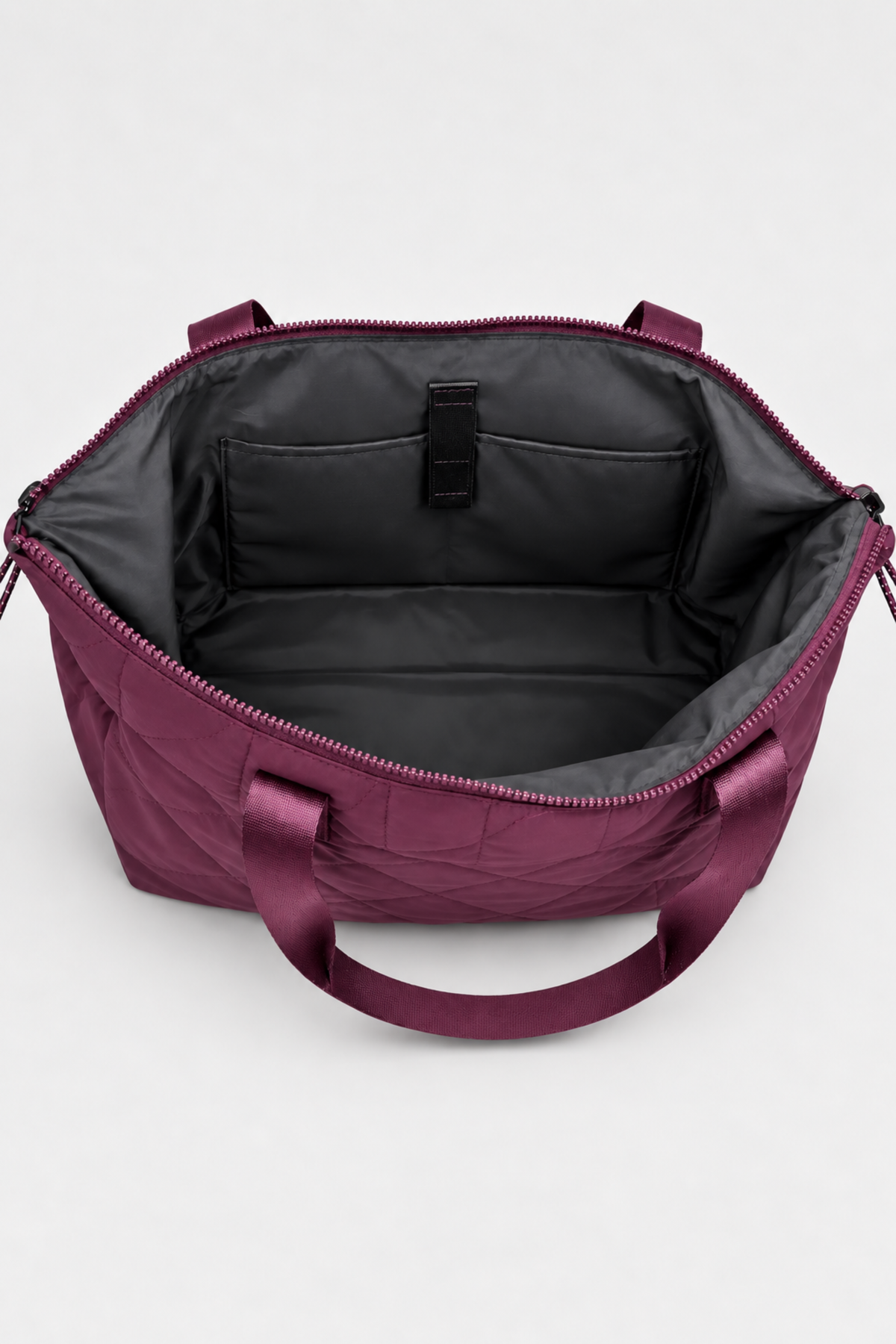 Active Nylon Tote Bag - Dark Cherry