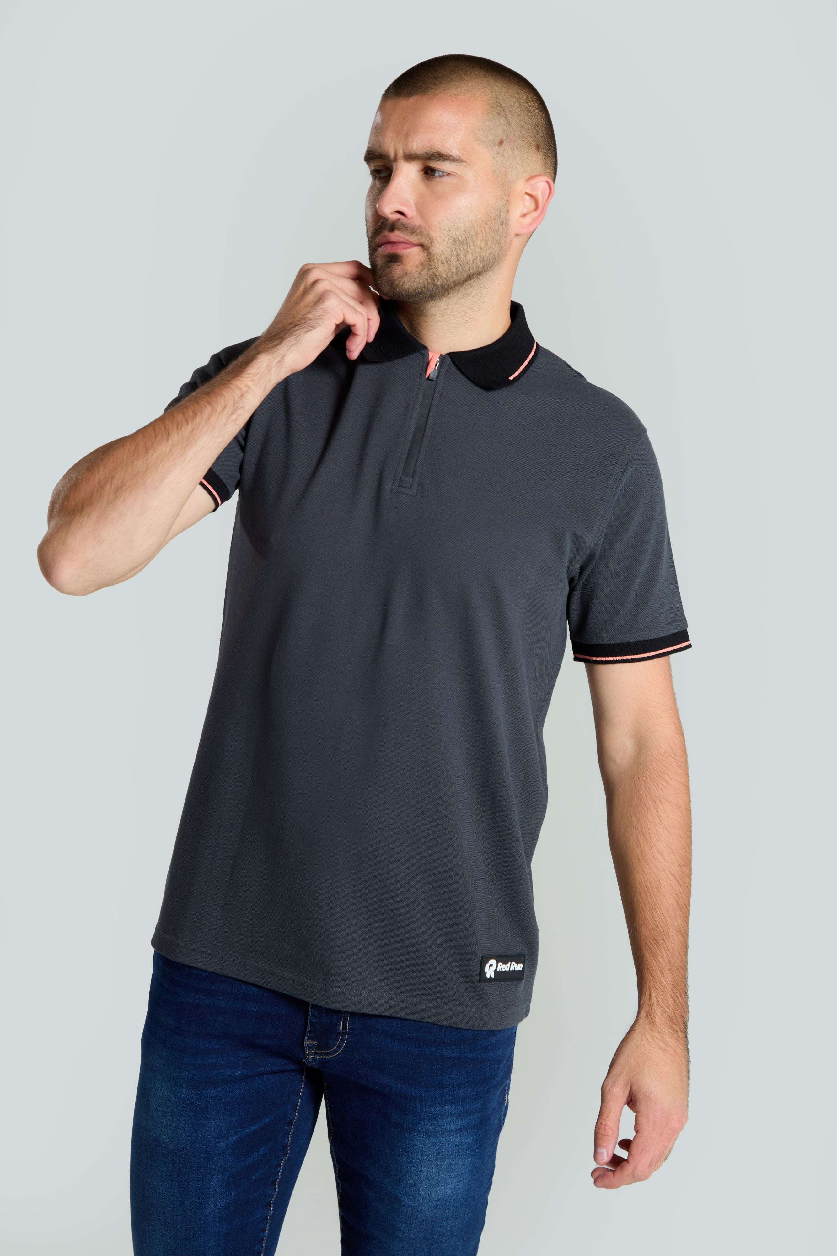 Men's Sport Zip Polo: Drop 1