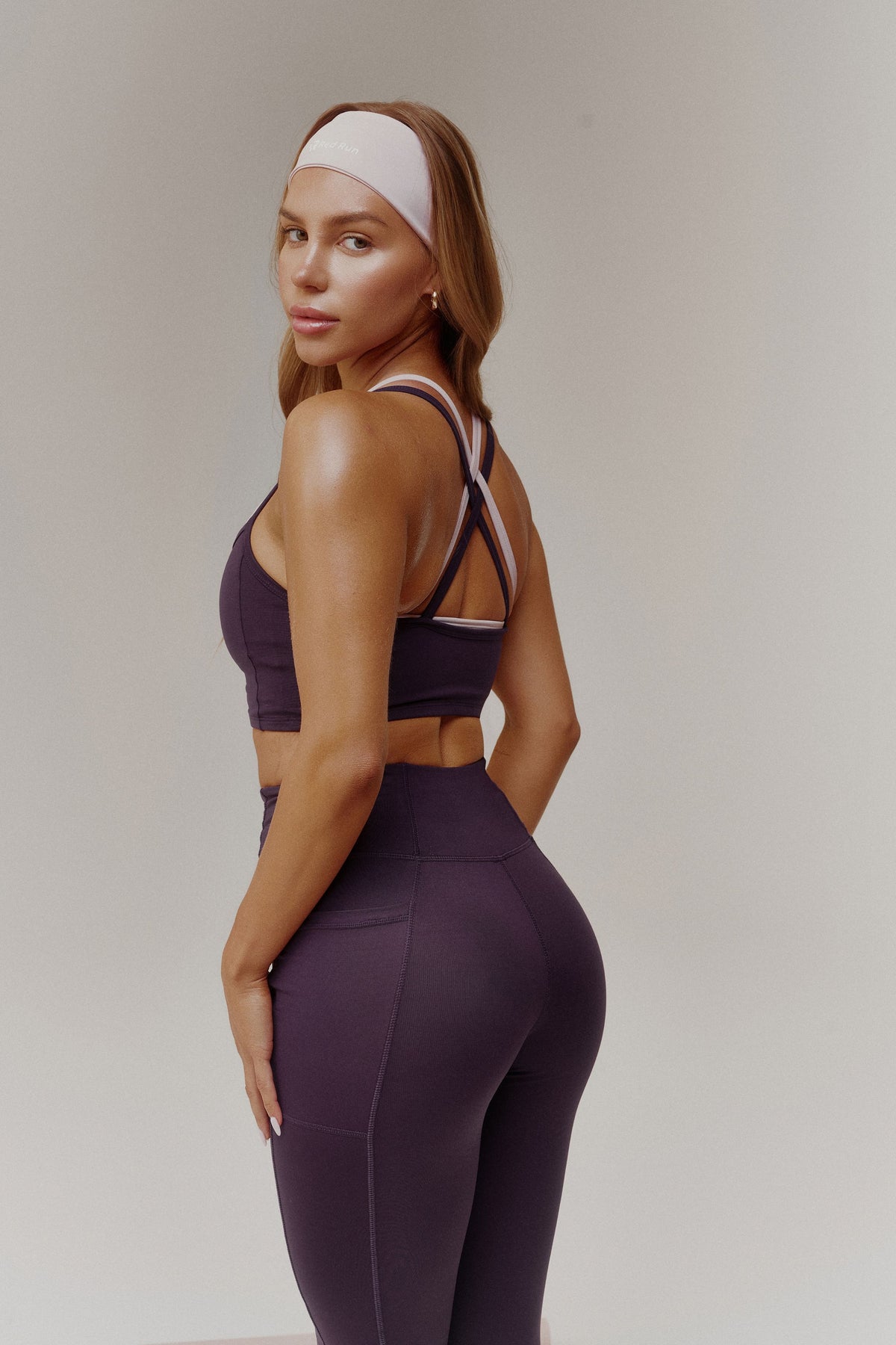 Active Double Layer Bra - Dark Cherry
