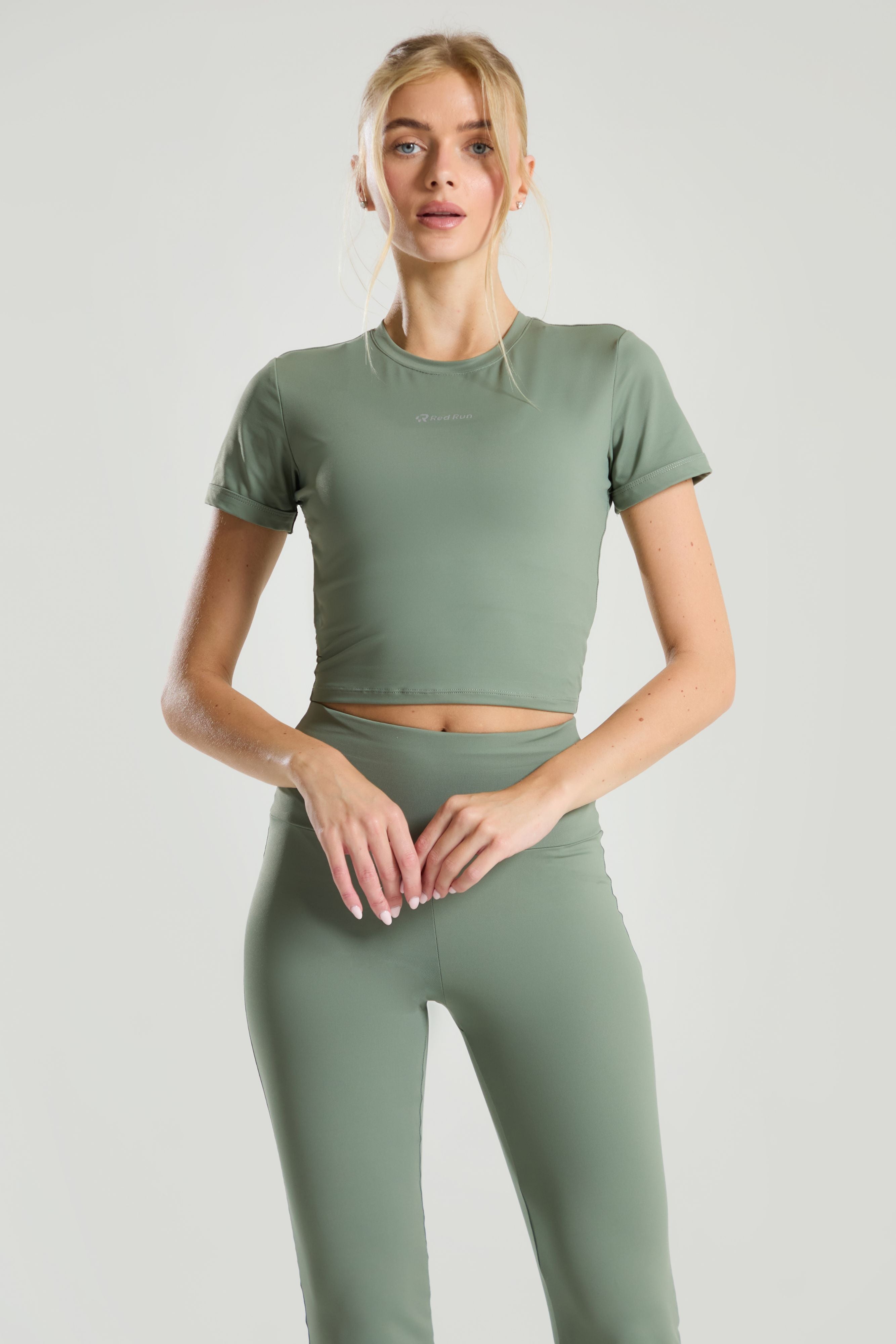 Active Baby Tee - Olive Green