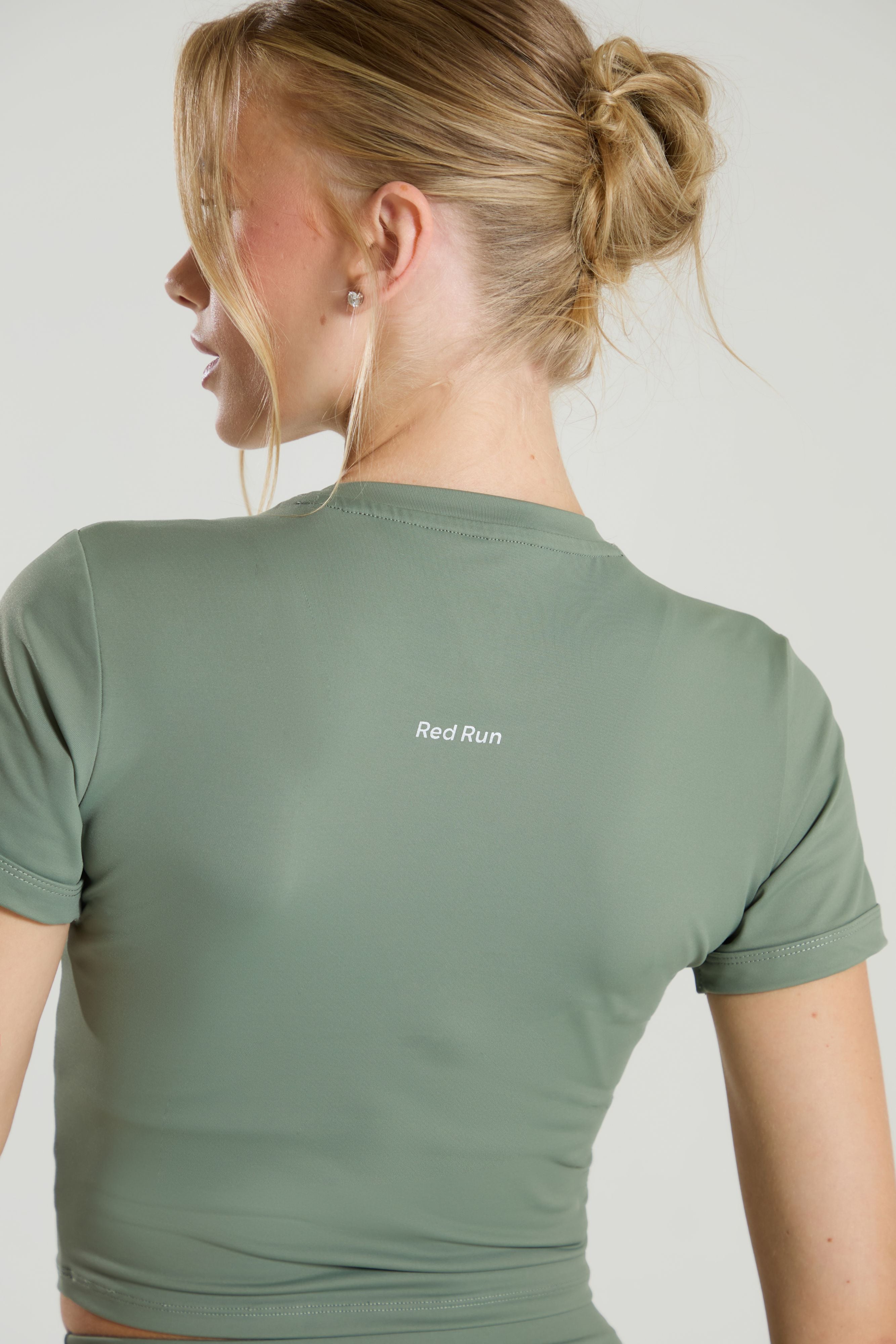 Active Baby Tee - Olive Green