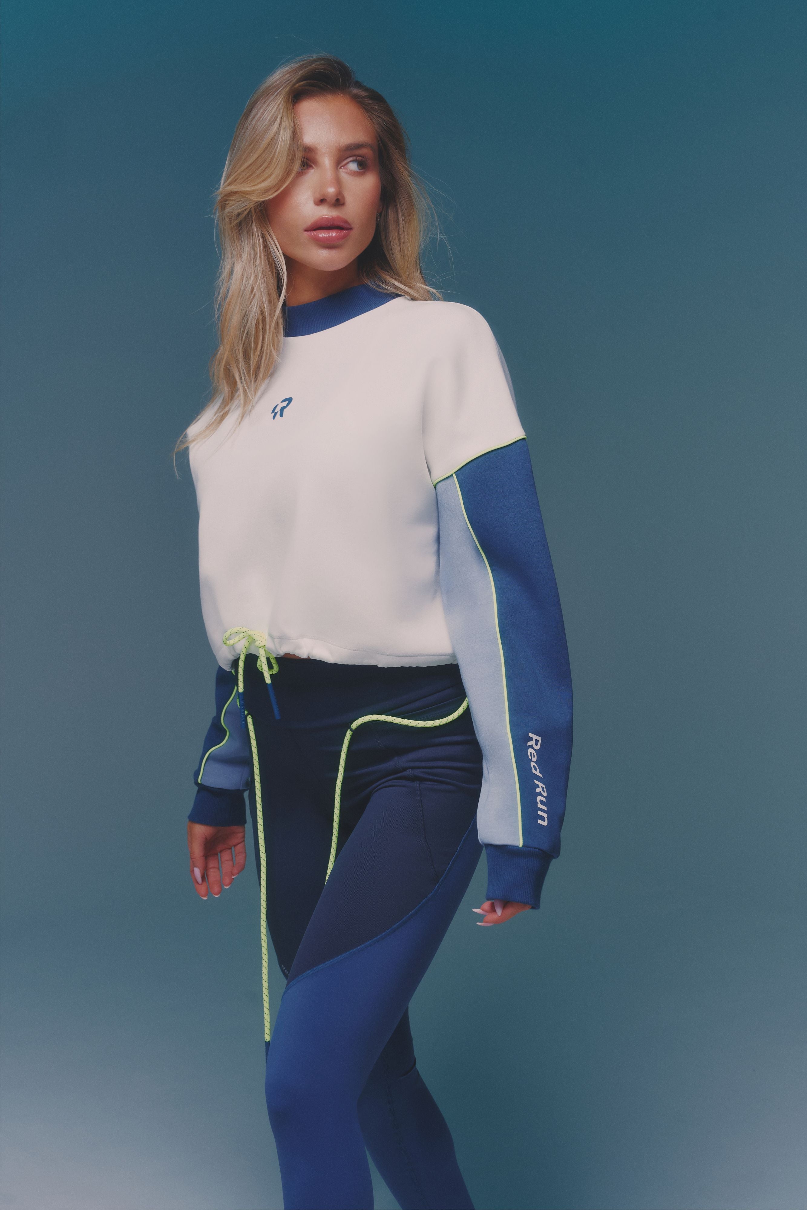 Cropped Sweater - Sky Volt