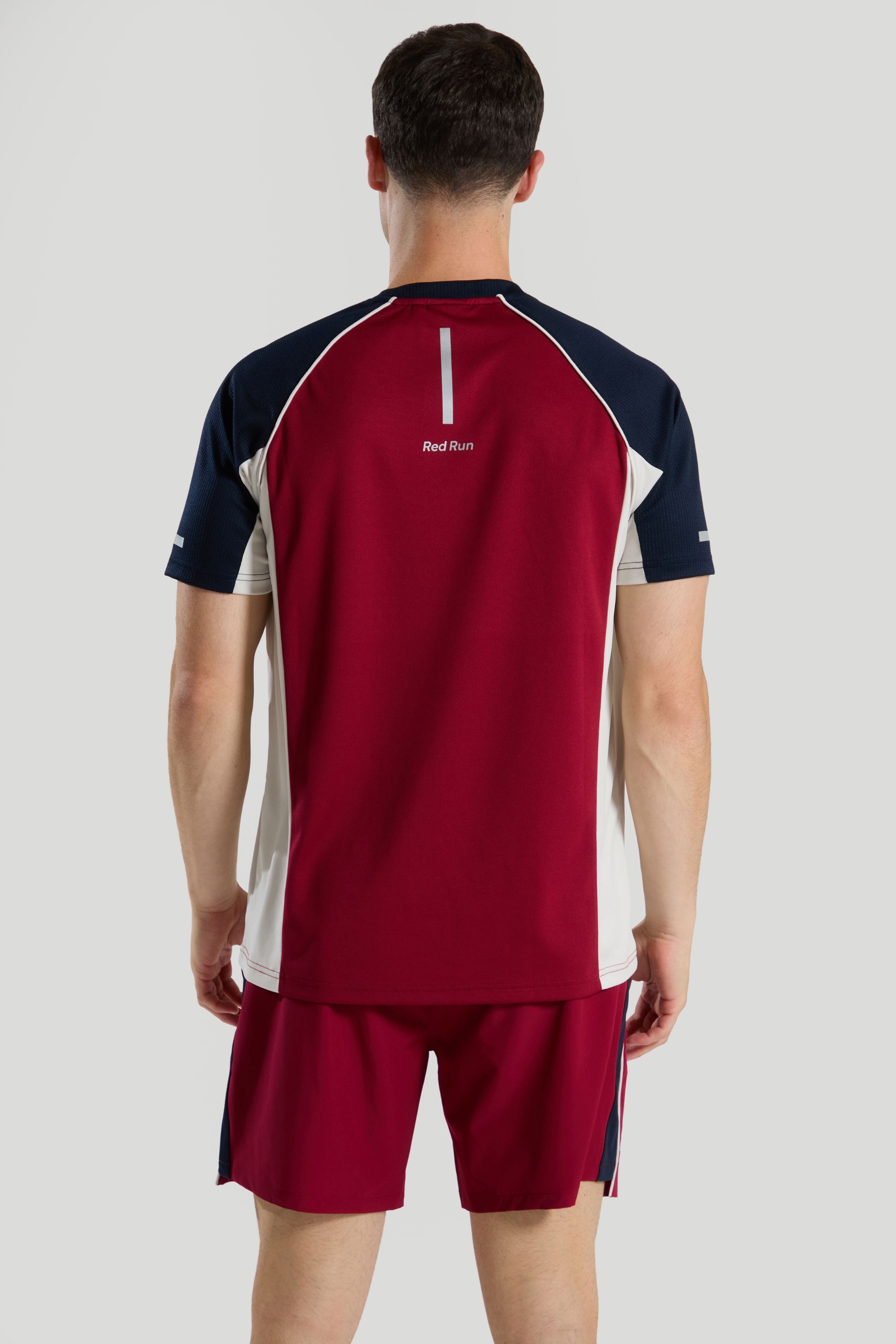 Men's Technical Power Tee - Crimson Wave