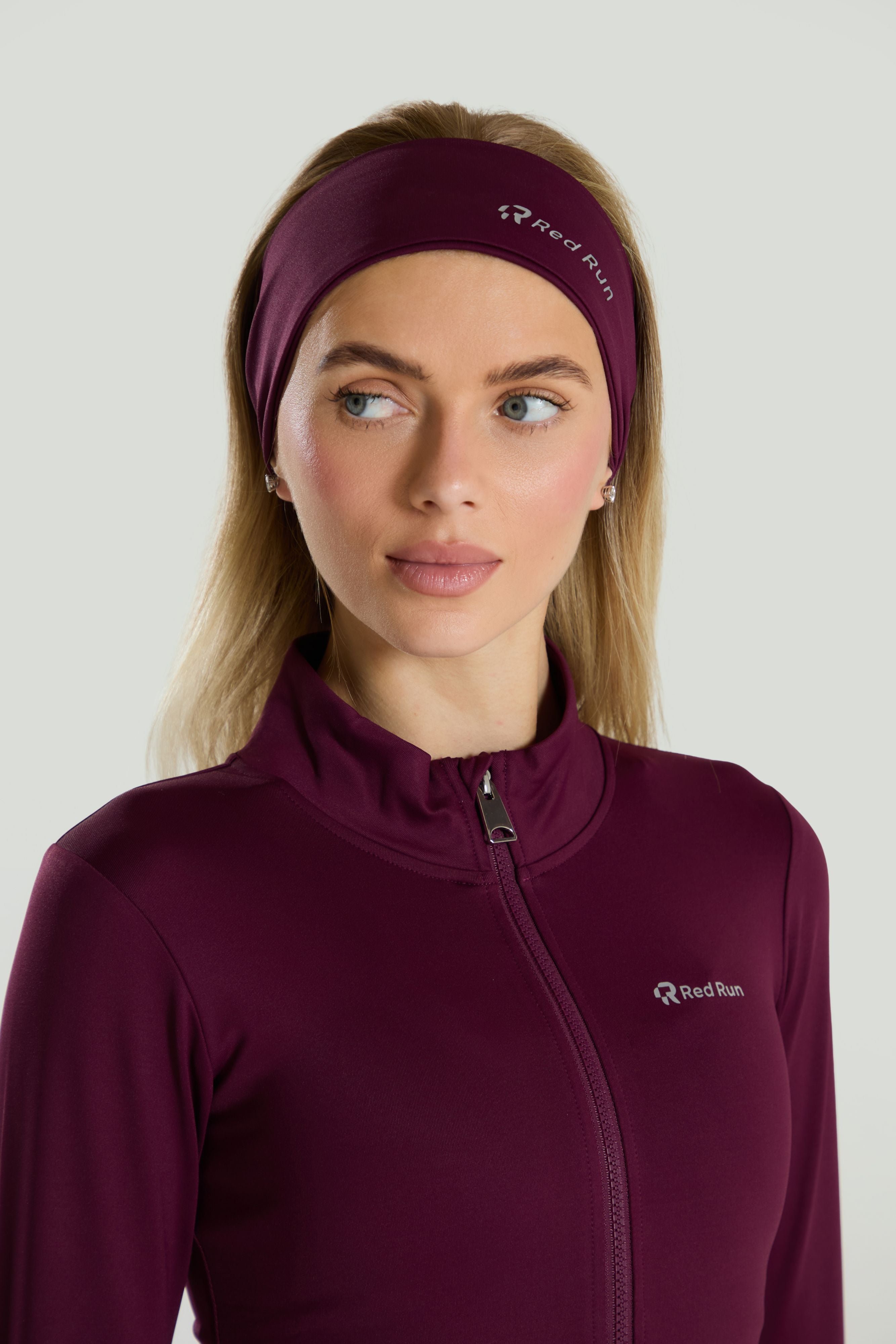 Stretch Headband - Active: Burgundy
