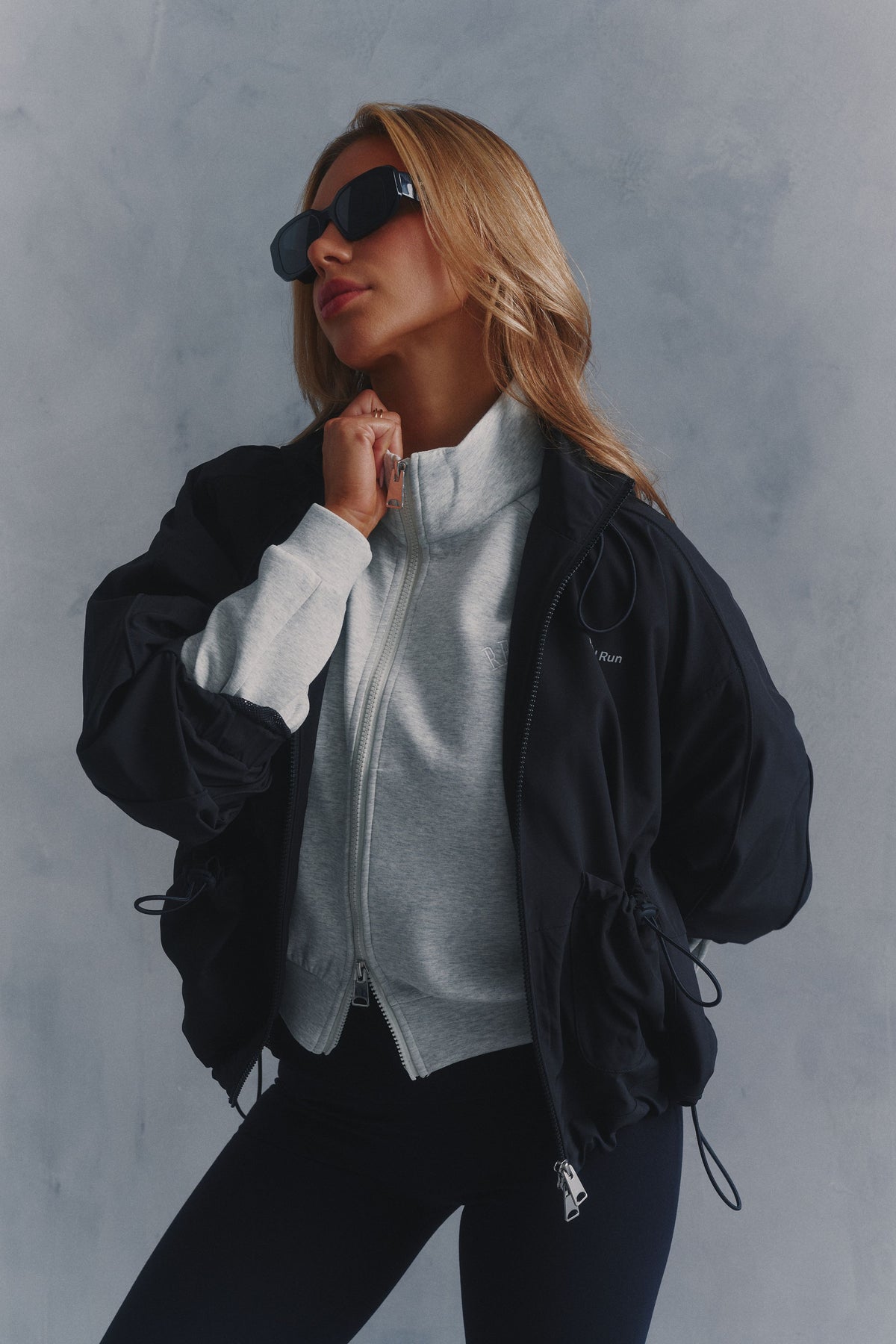 Active Track Jacket -  Black
