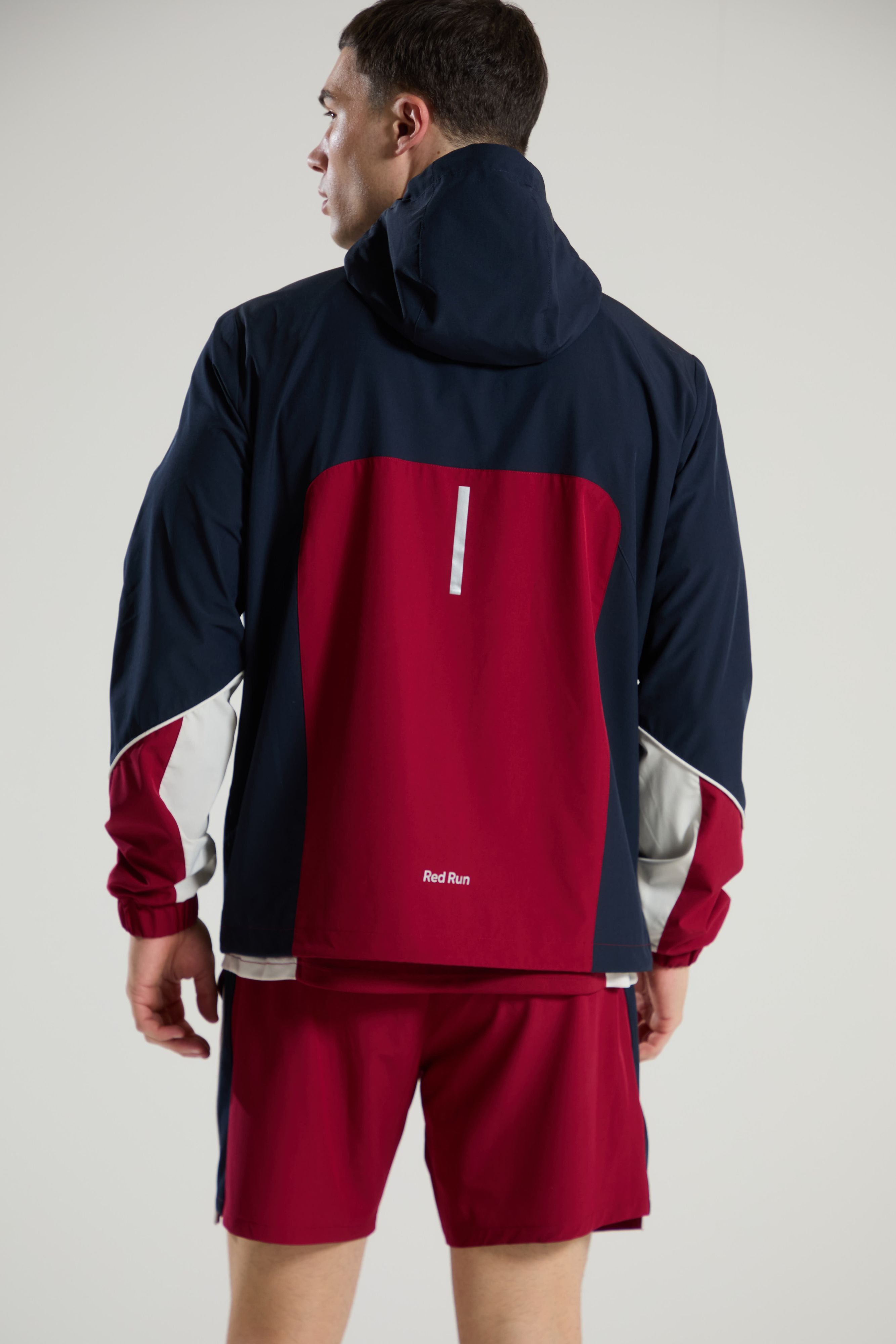 Men's Technical Track Jacket - Crimson Wave