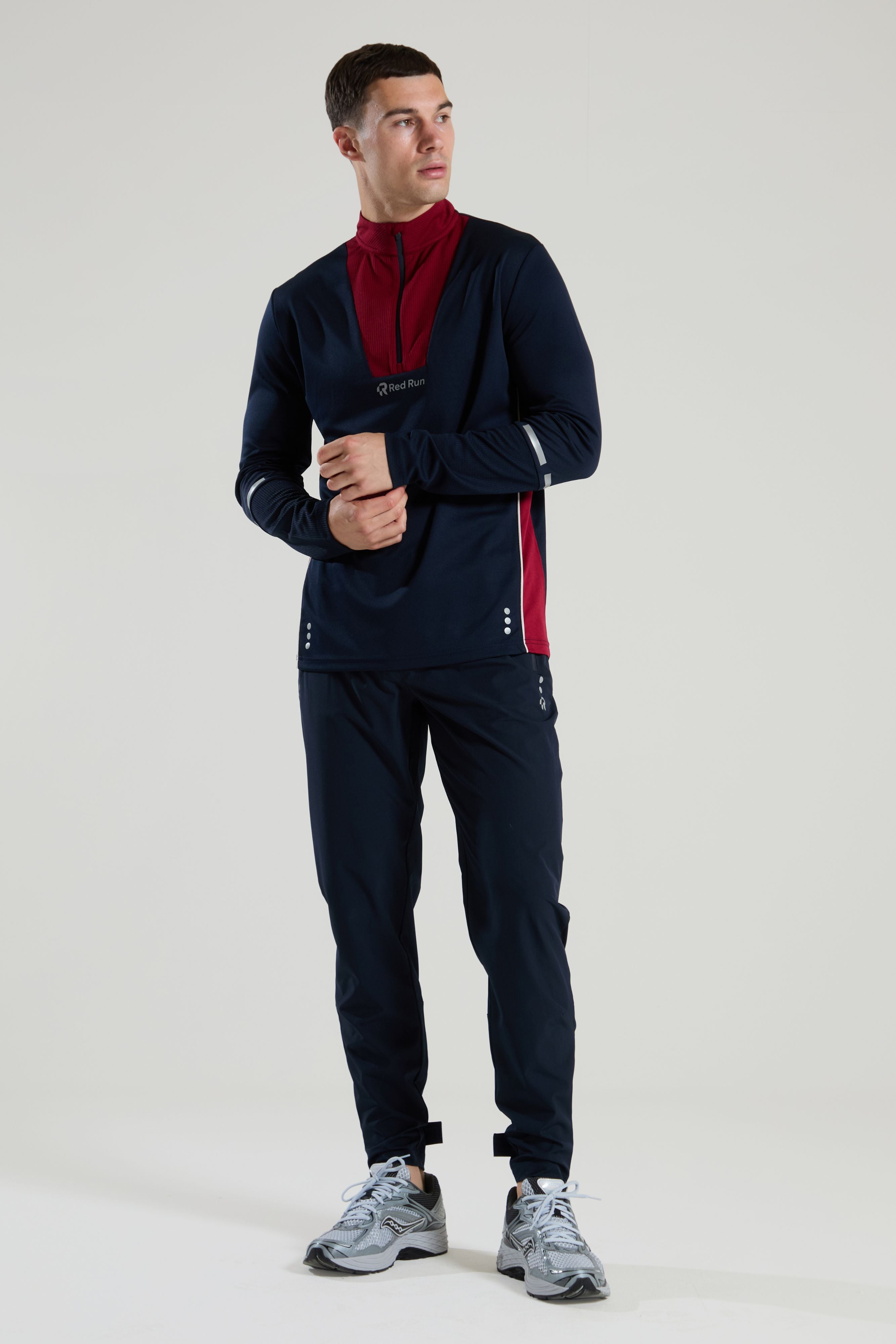 Men's Technical Power 1/4 Zip - Crimson Wave