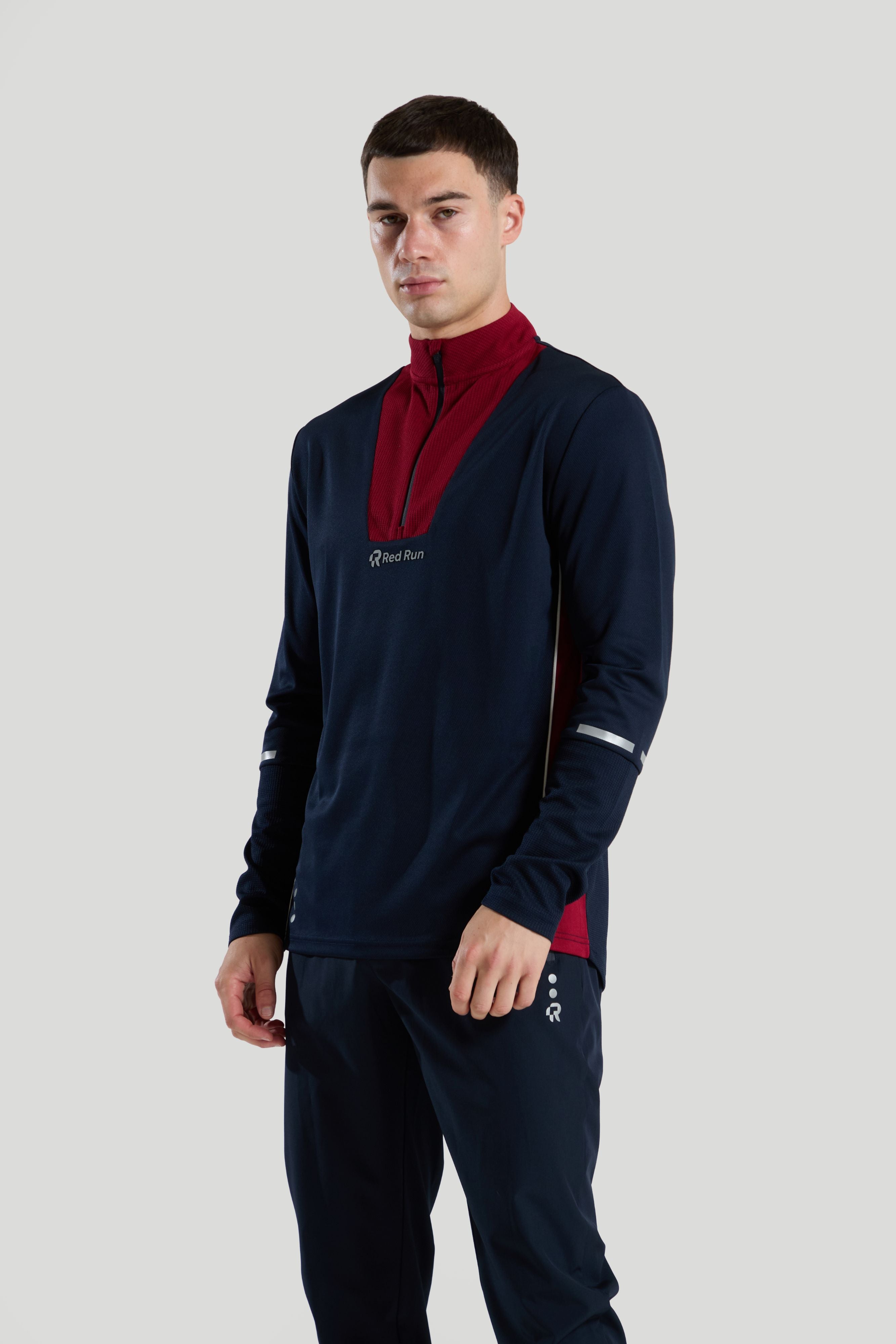 Men's Technical Power 1/4 Zip - Crimson Wave