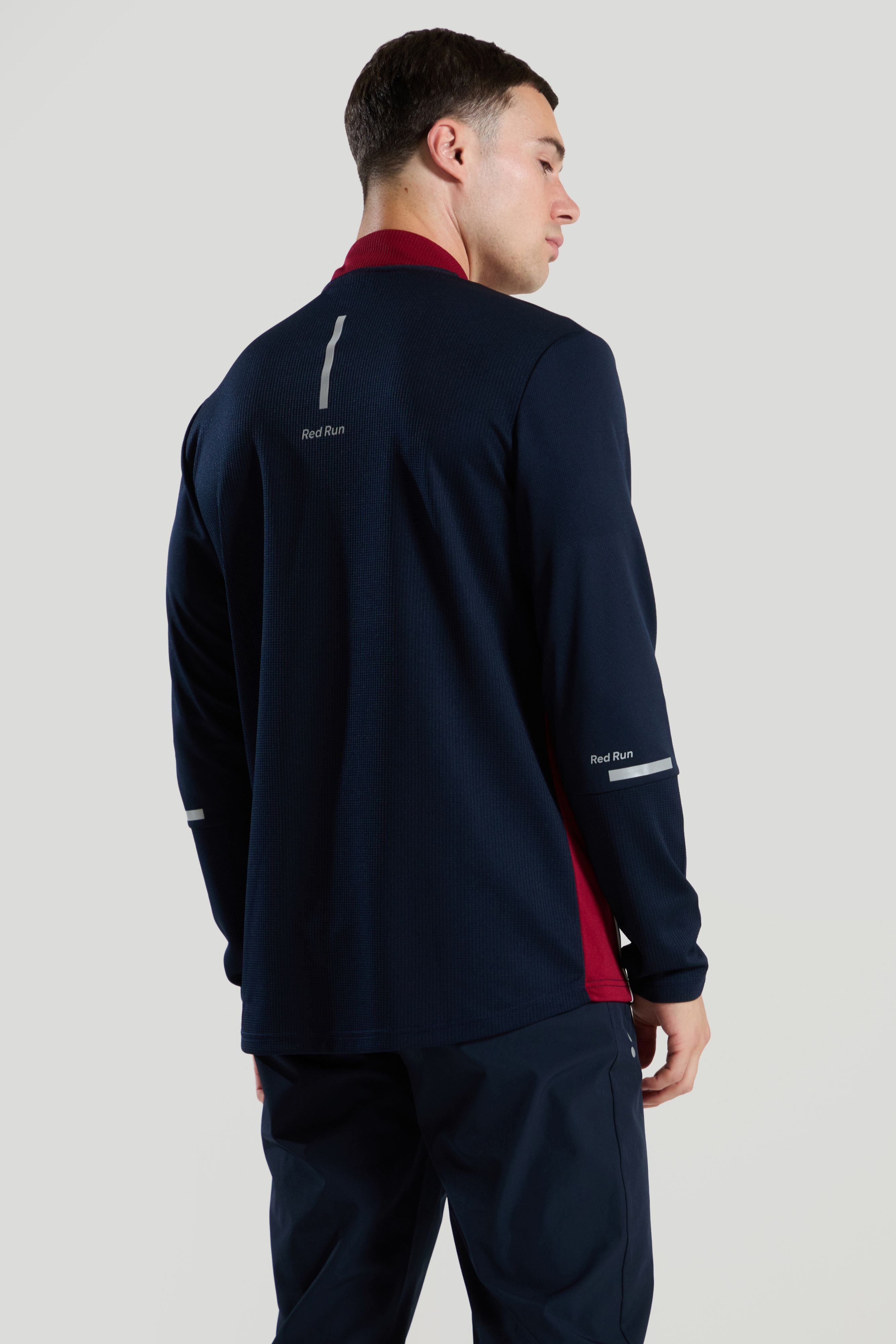 RedRun Men's Technical Power 1/4 Zip - Blue | Activewear
