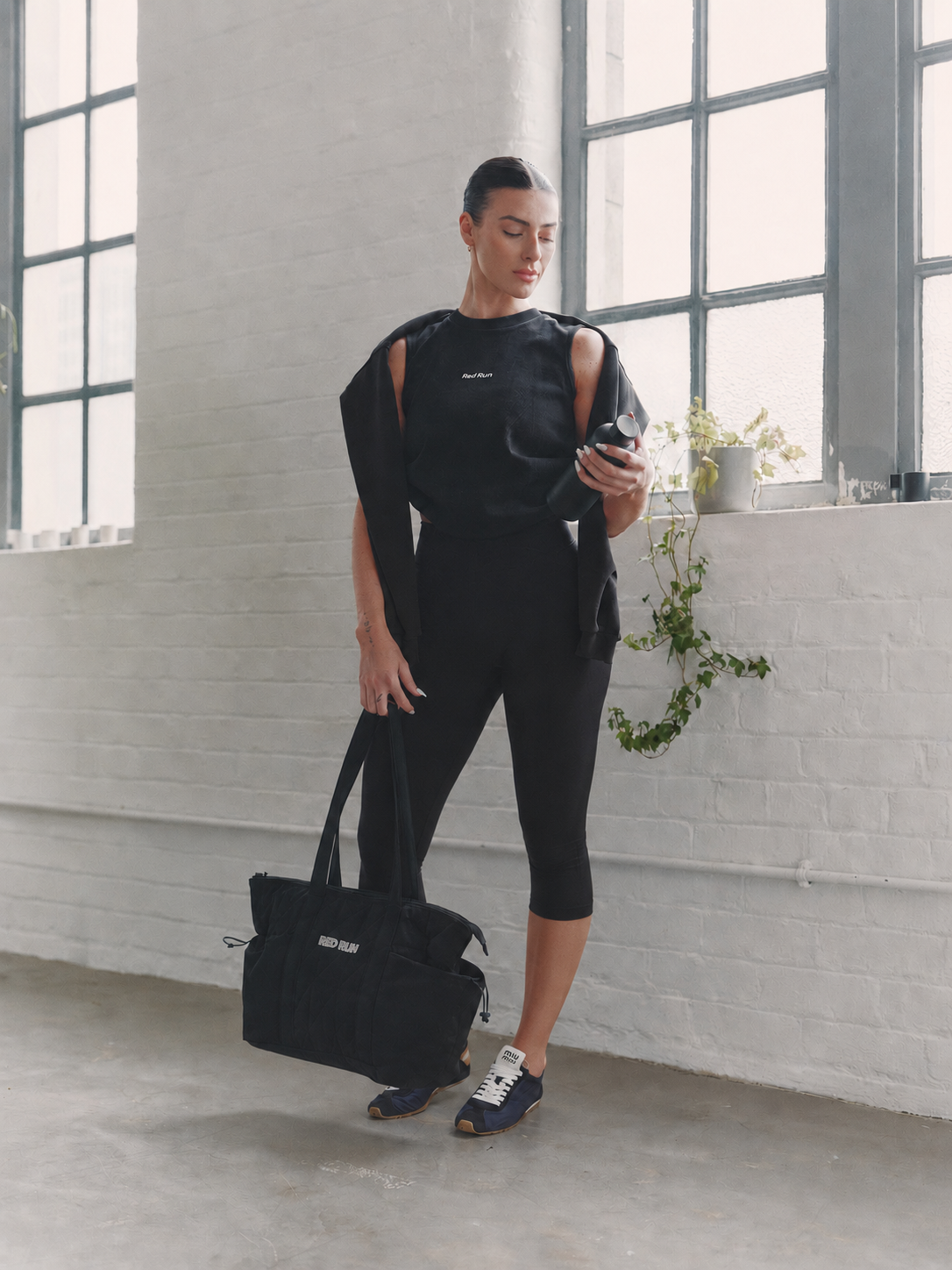 Active Elevate Wrap Capri Legging - Black