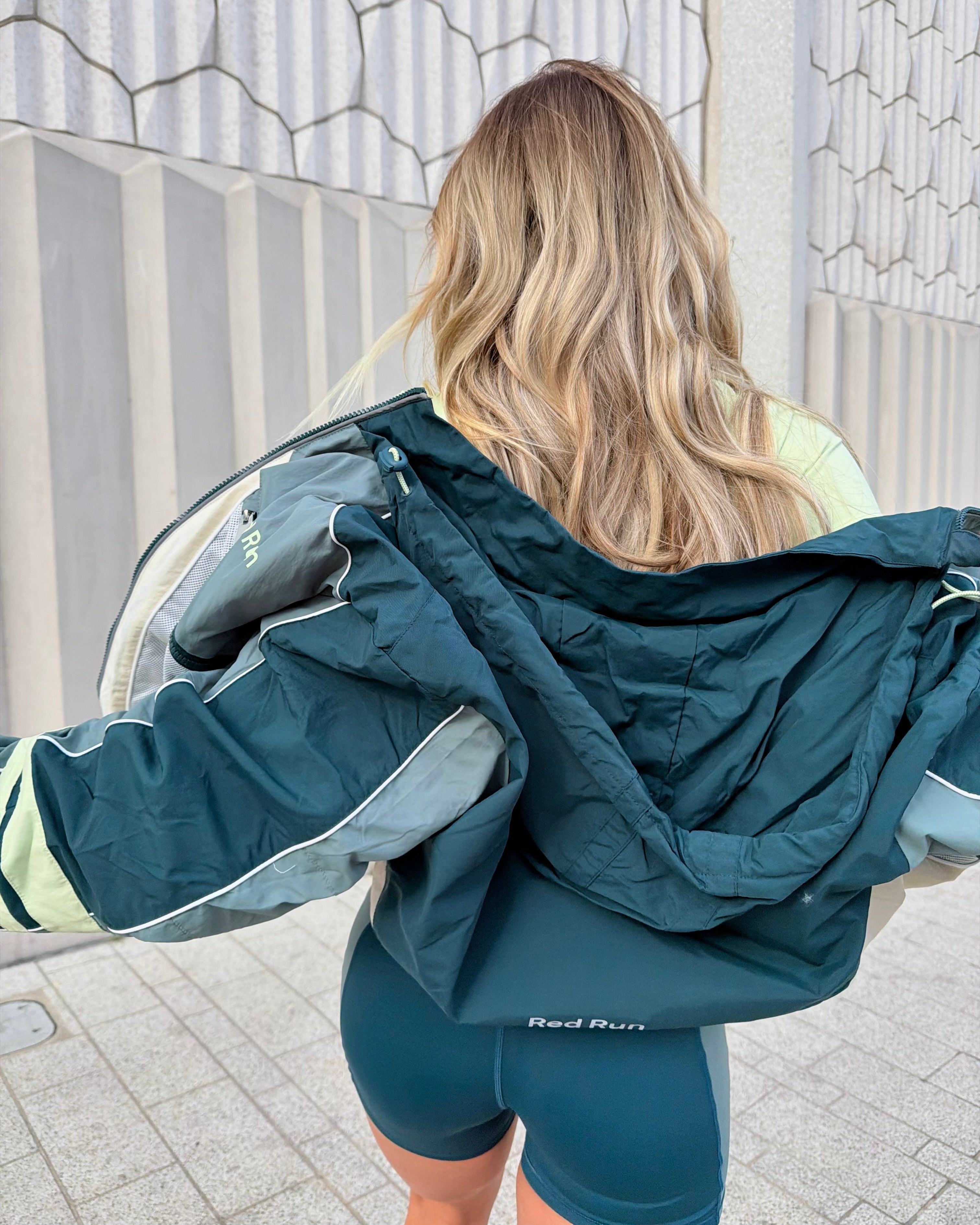 Nylon Track Jacket - Skyline
