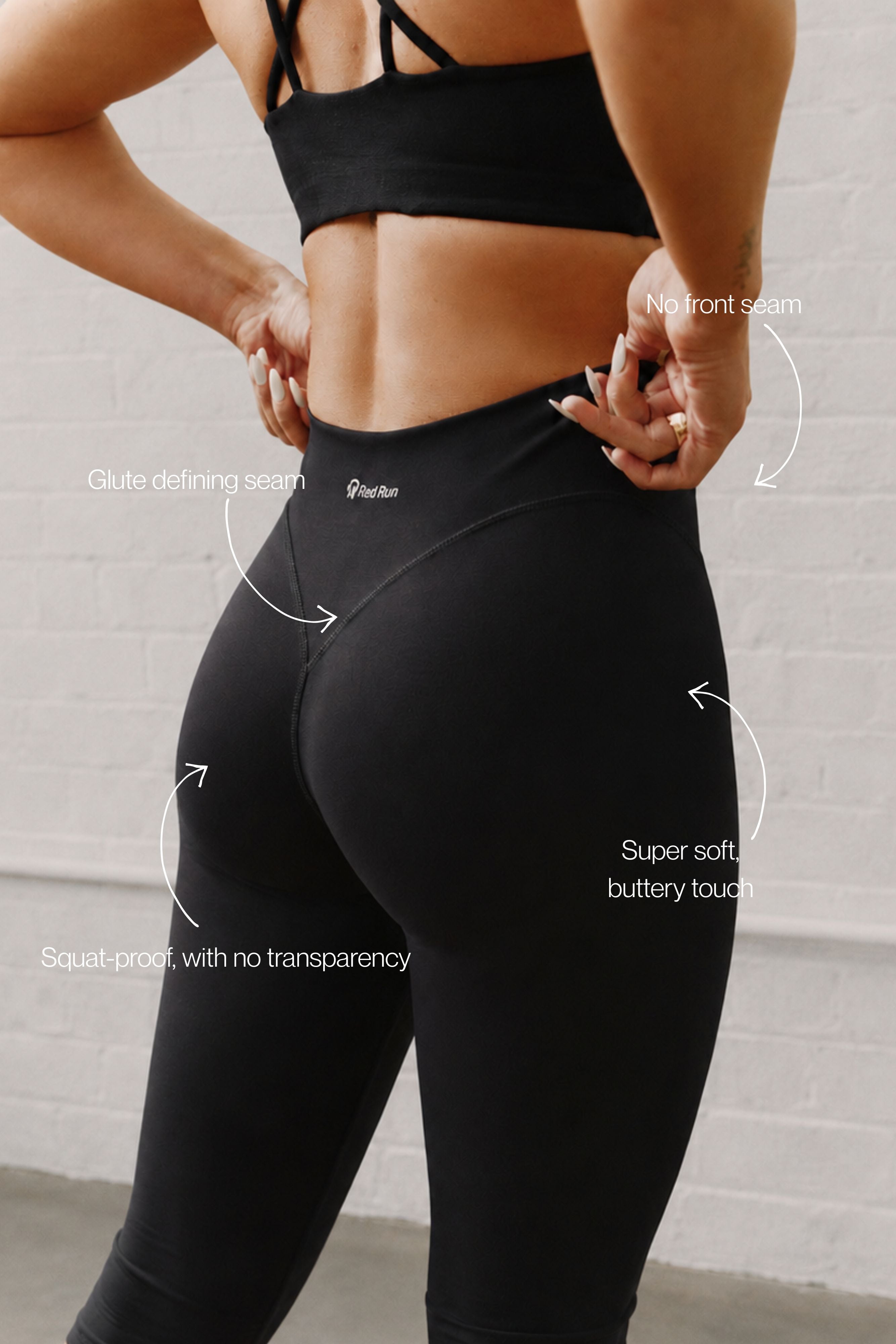 Active Elevate Wrap Capri Legging - Black