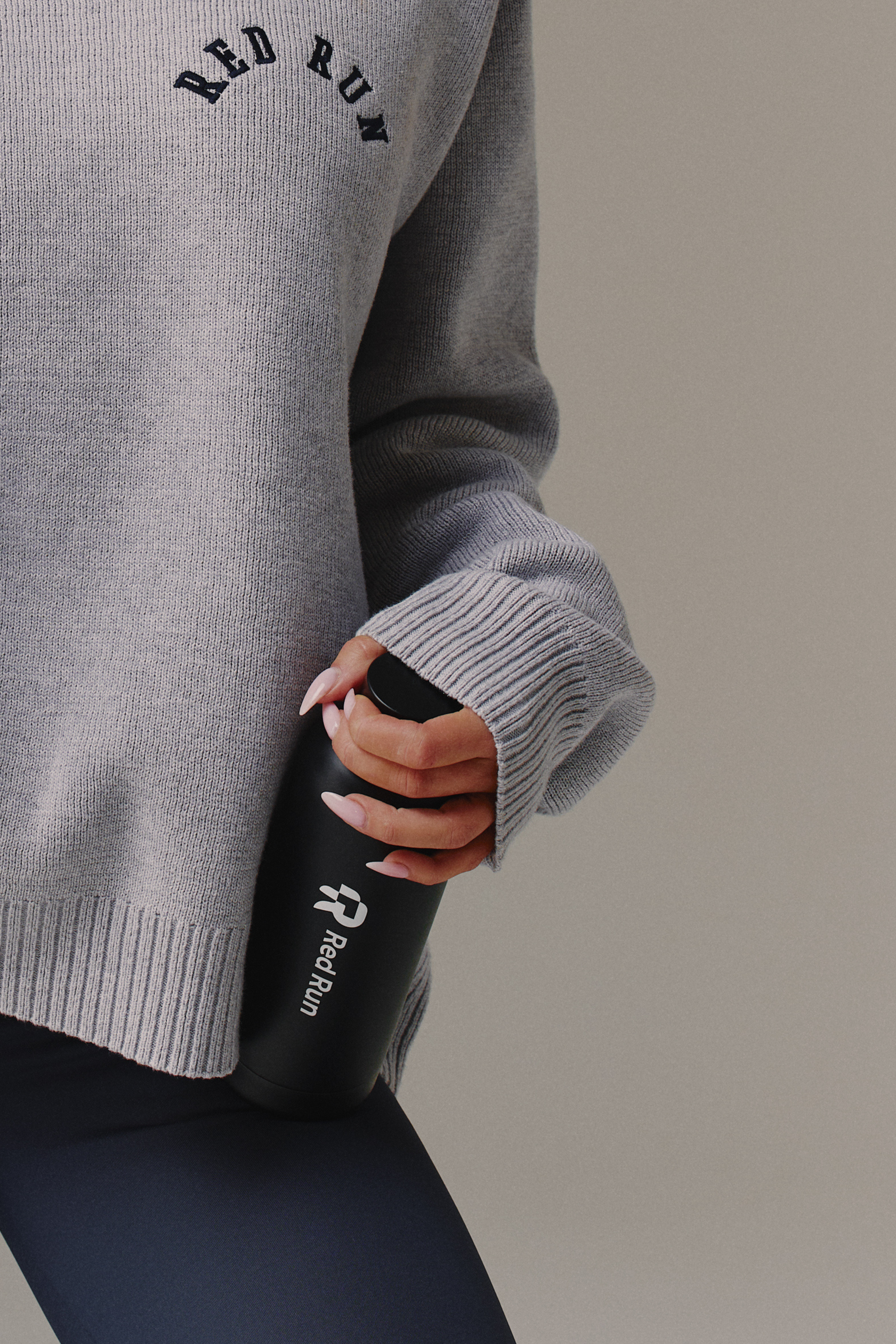 Red Run Black Water Bottle 530ml