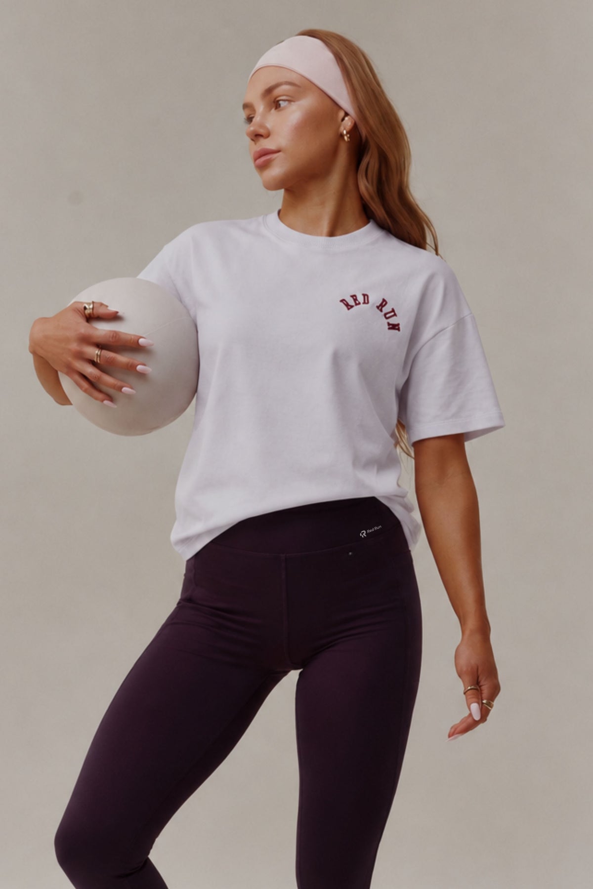 Active Cotton T-Shirt - Burgundy