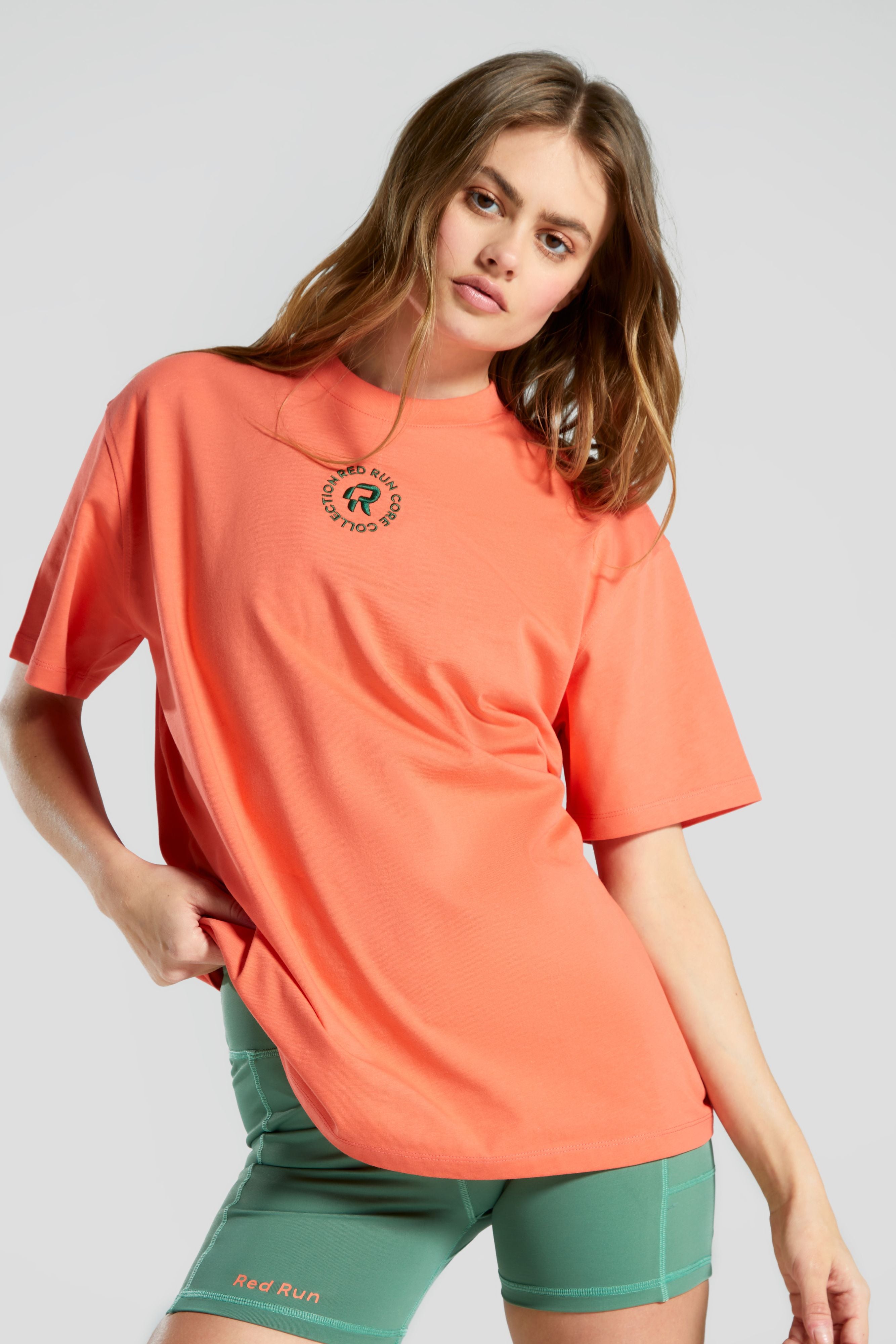 Oversized Tee - Core Collection - Coral